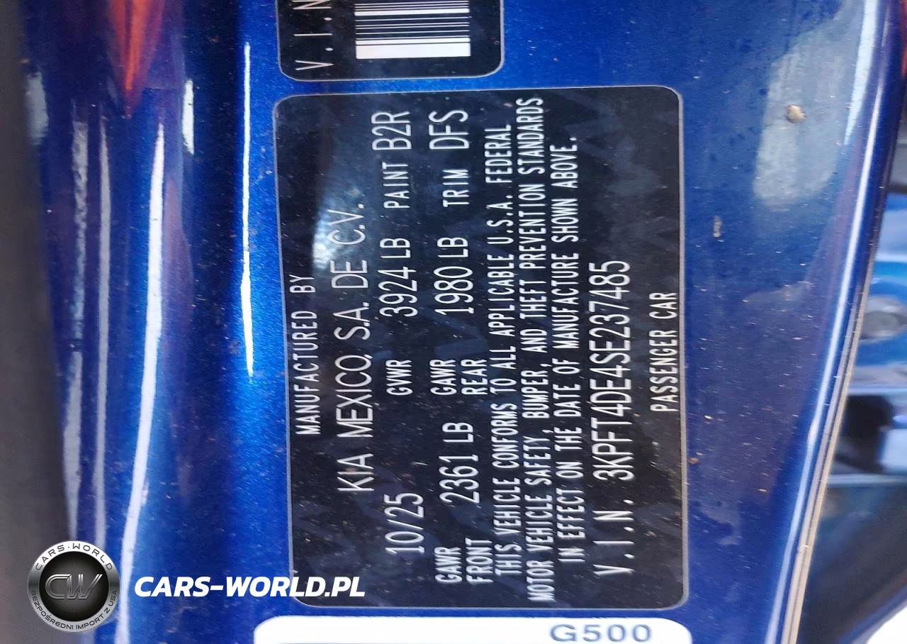 2025 Kia K4 Lxs VIN:3KPFT4DE4SE237485 - 13