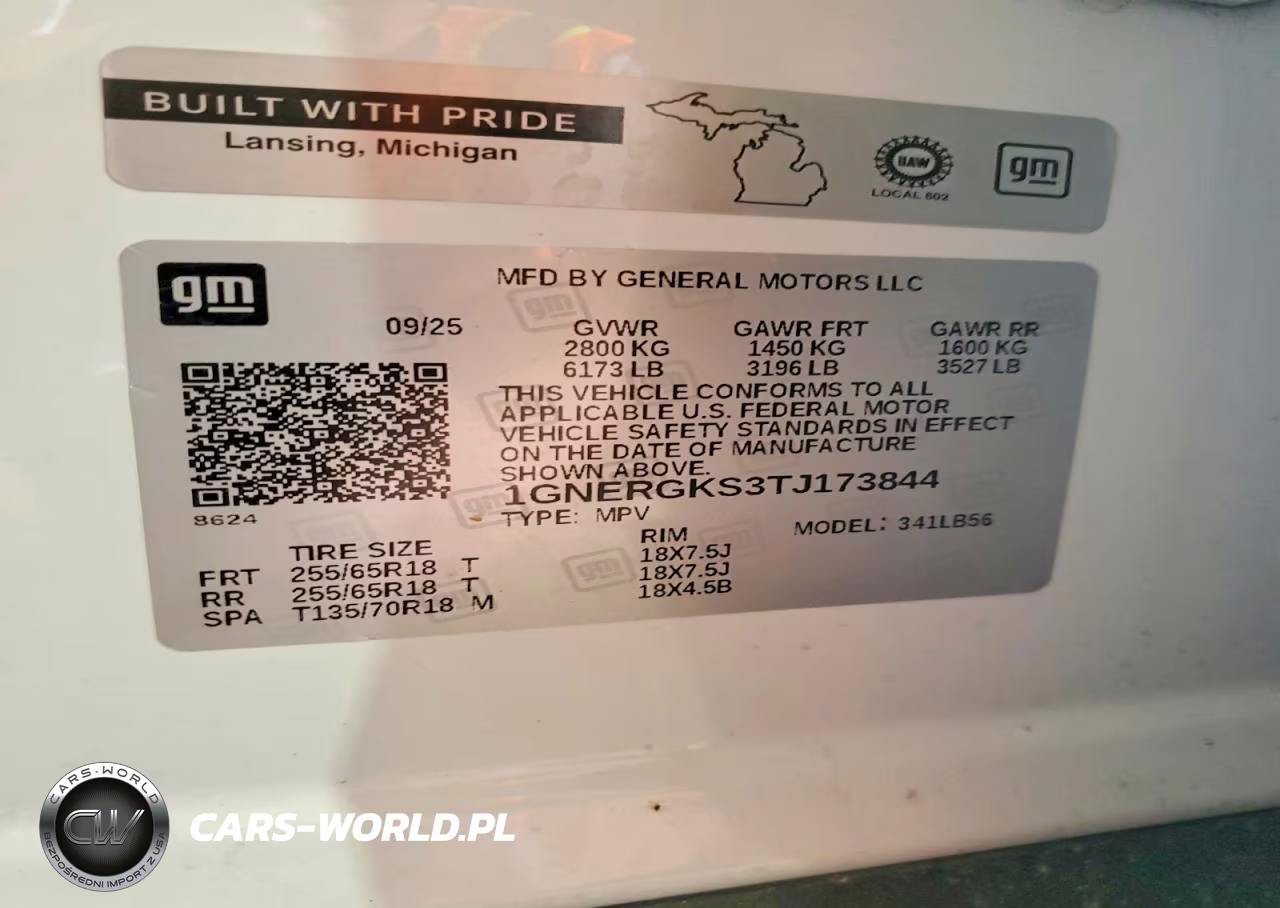 2026 Chevrolet Traverse Lt VIN:1GNERGKS3TJ173844 - 14