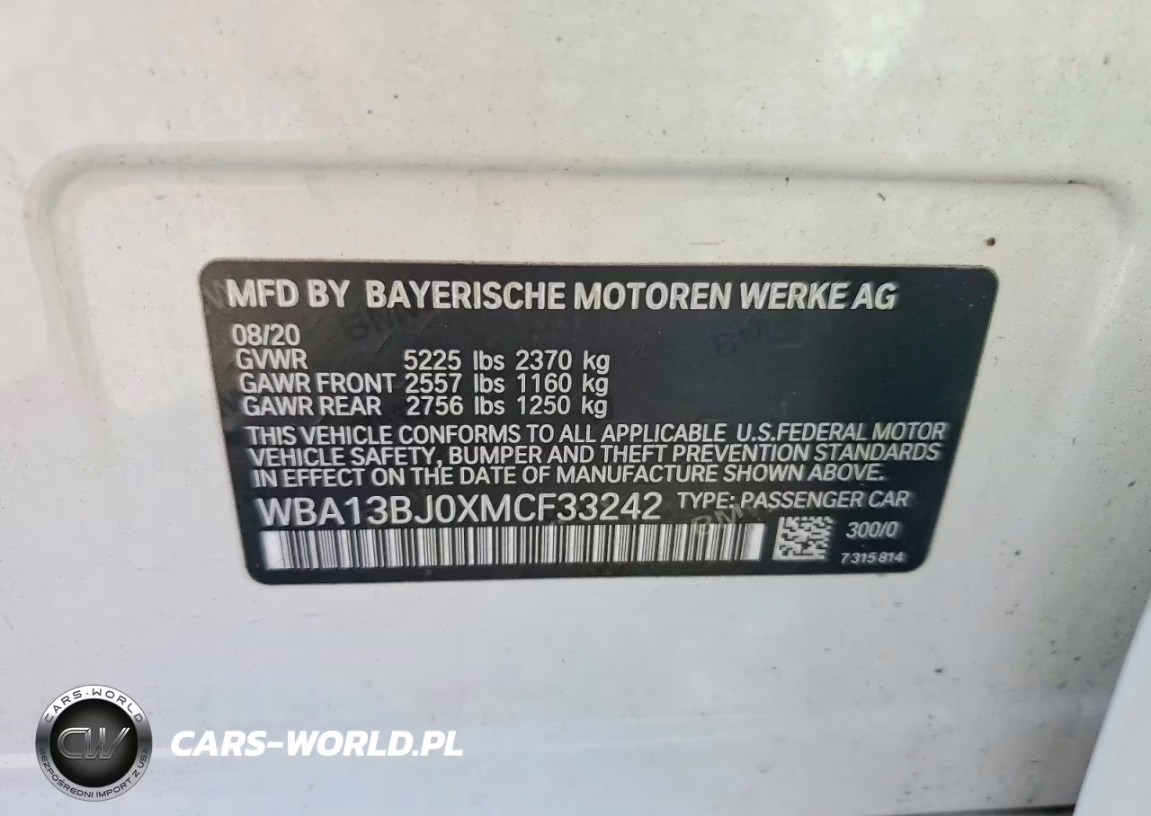 2021 BMW 530 Xi VIN:WBA13BJ0XMCF33242 - 12