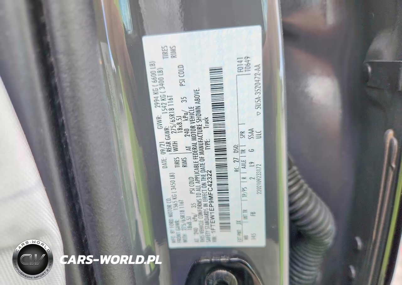 2021 Ford F150 Supercrew VIN:1FTEW1EP9MFC42322 - 12