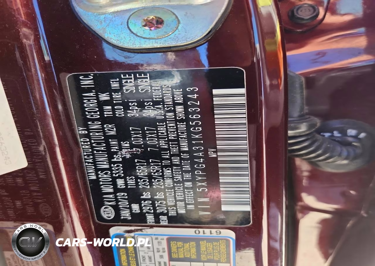 2019 Kia Sorento Lx VIN:5XYPG4A31KG563243 - 14