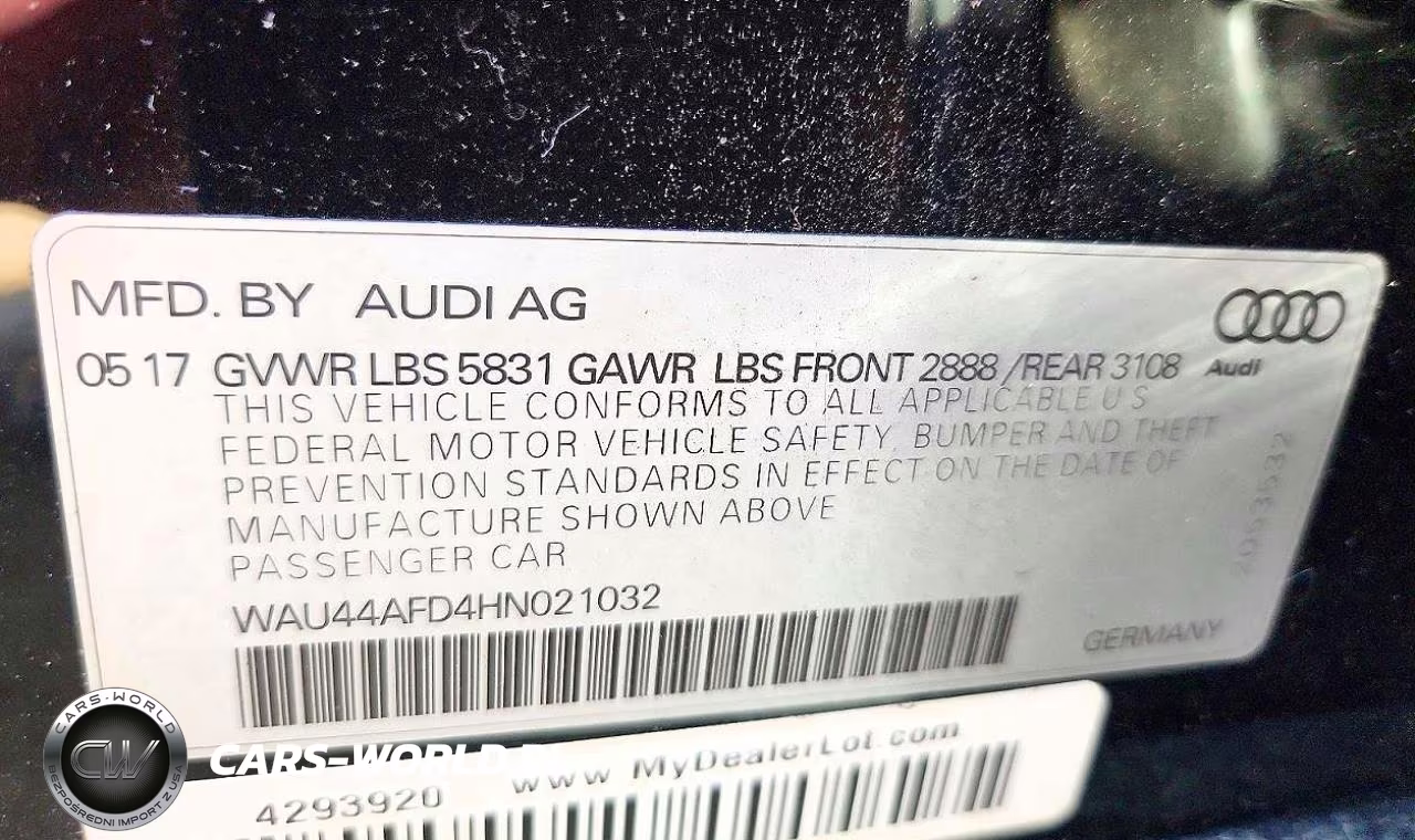 2017 Audi A8 L Quattro VIN:WAU44AFD4HN021032 - 13