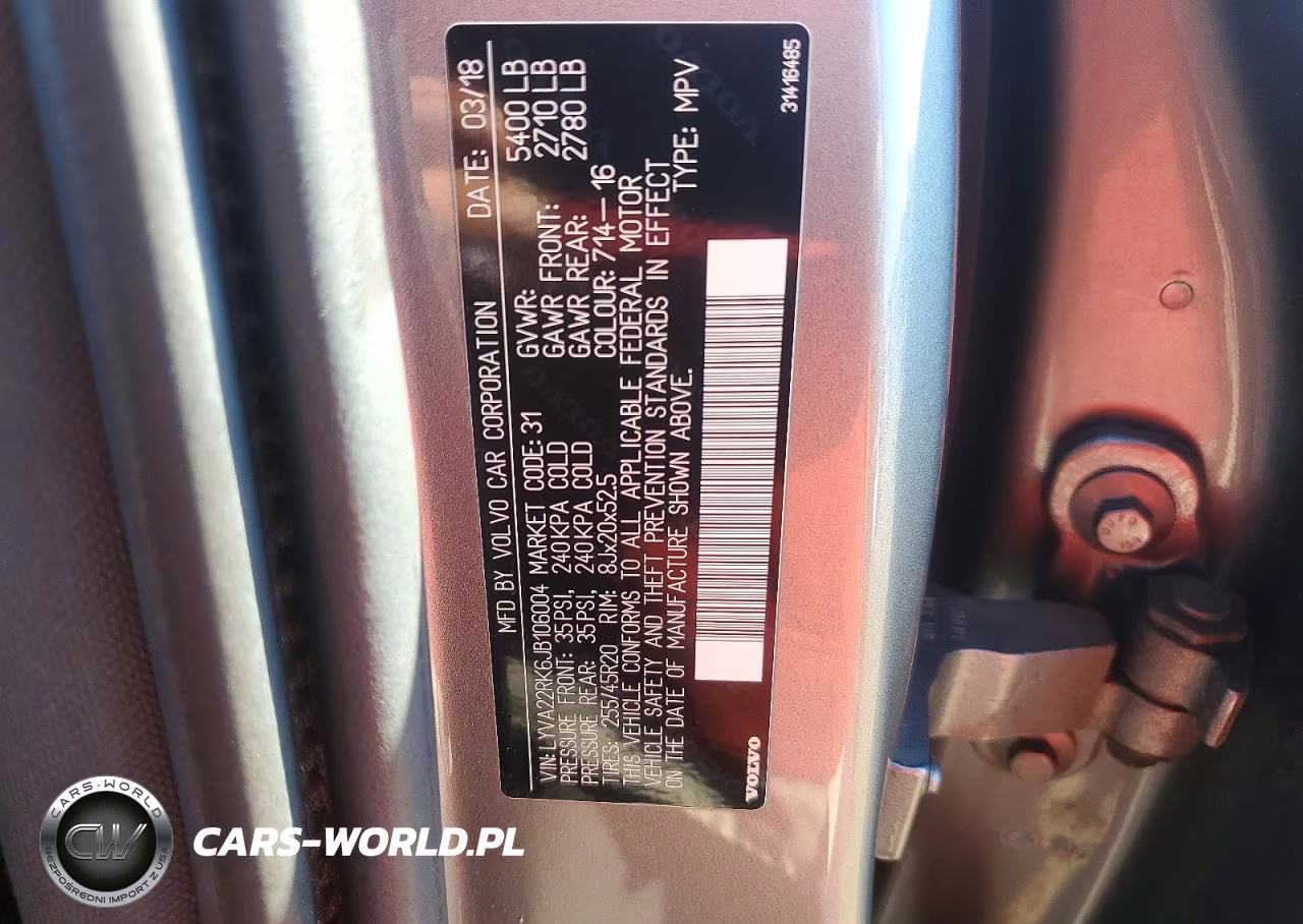 2018 Volvo Xc60 T6 VIN:LYVA22RK6JB106004 - 13
