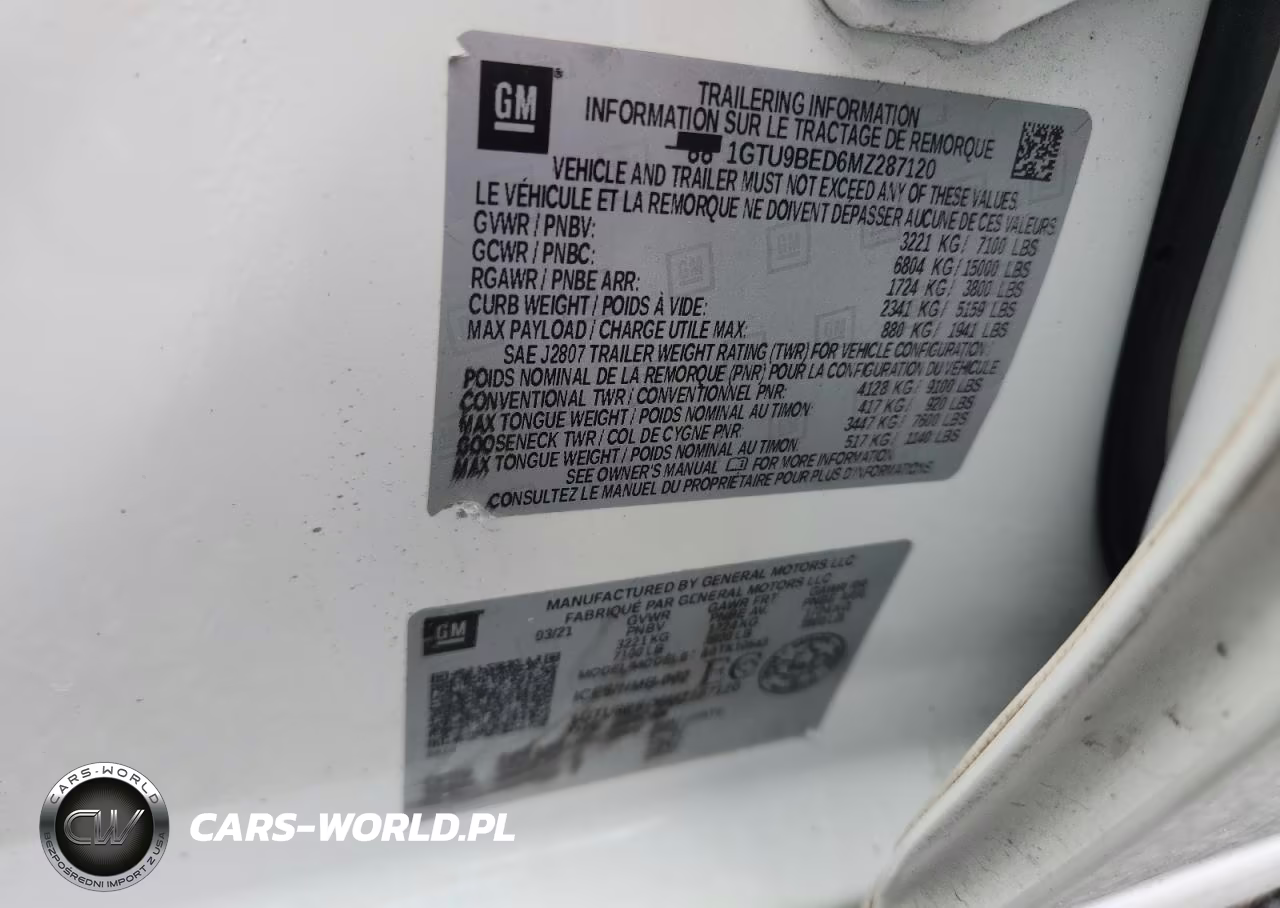 2021 GMC Sierra K1500 Sle VIN:1GTU9BED6MZ287120 - 12