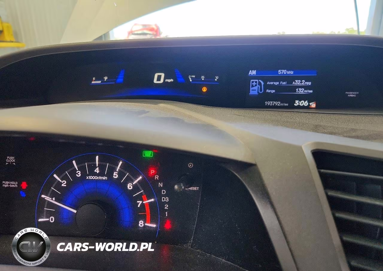2012 Honda Civic Lx VIN:19XFB2F56CE058323 - 9