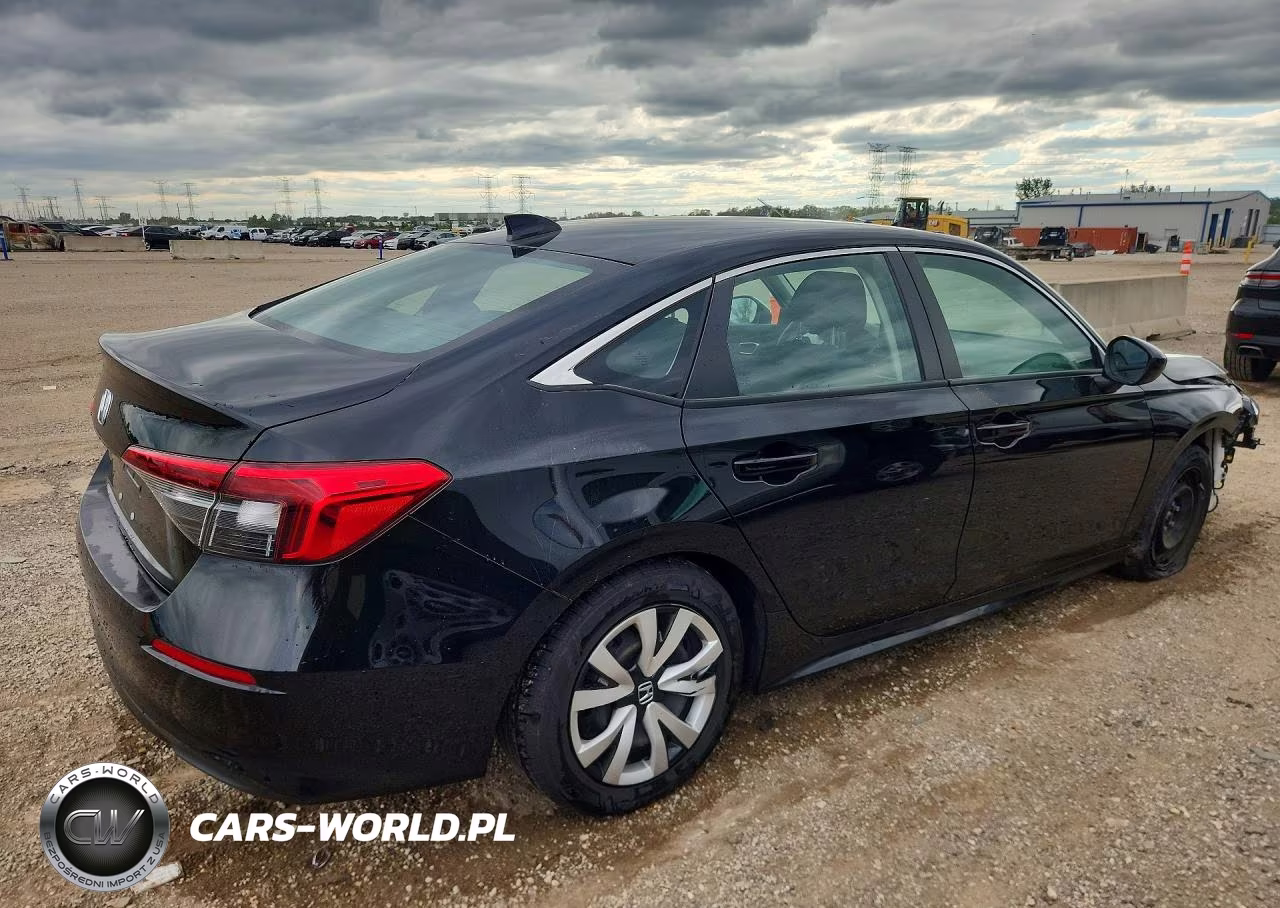 2023 Honda Civic Lx VIN:2HGFE2F28PH536461 - 3