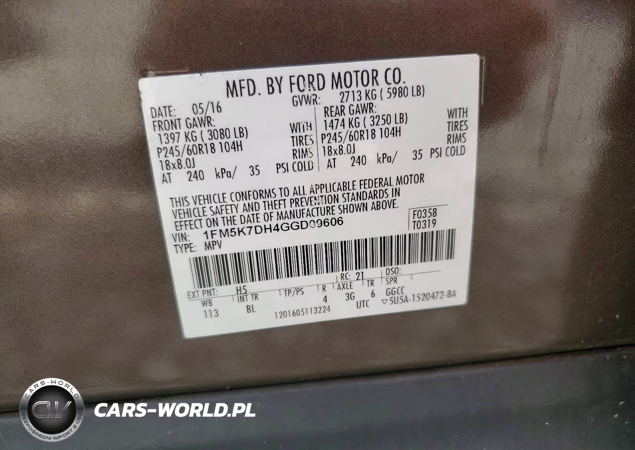 2016 Ford Explorer Xlt VIN:1FM5K7DH4GGD09606 - 14
