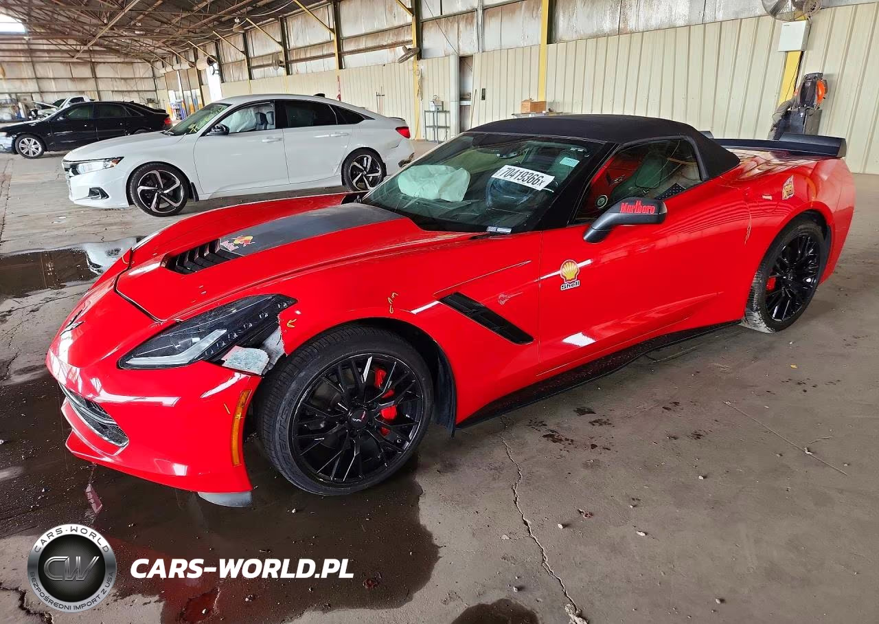 2014 Chevrolet Corvette Stingray 2Lt VIN:1G1YD3D71E5117069 - 1