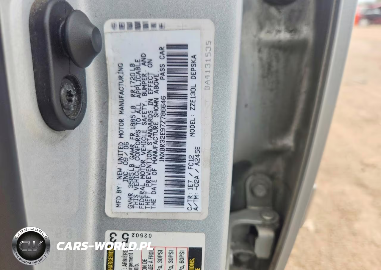2007 Toyota Corolla S VIN:1NXBR32E97Z786646 - 12
