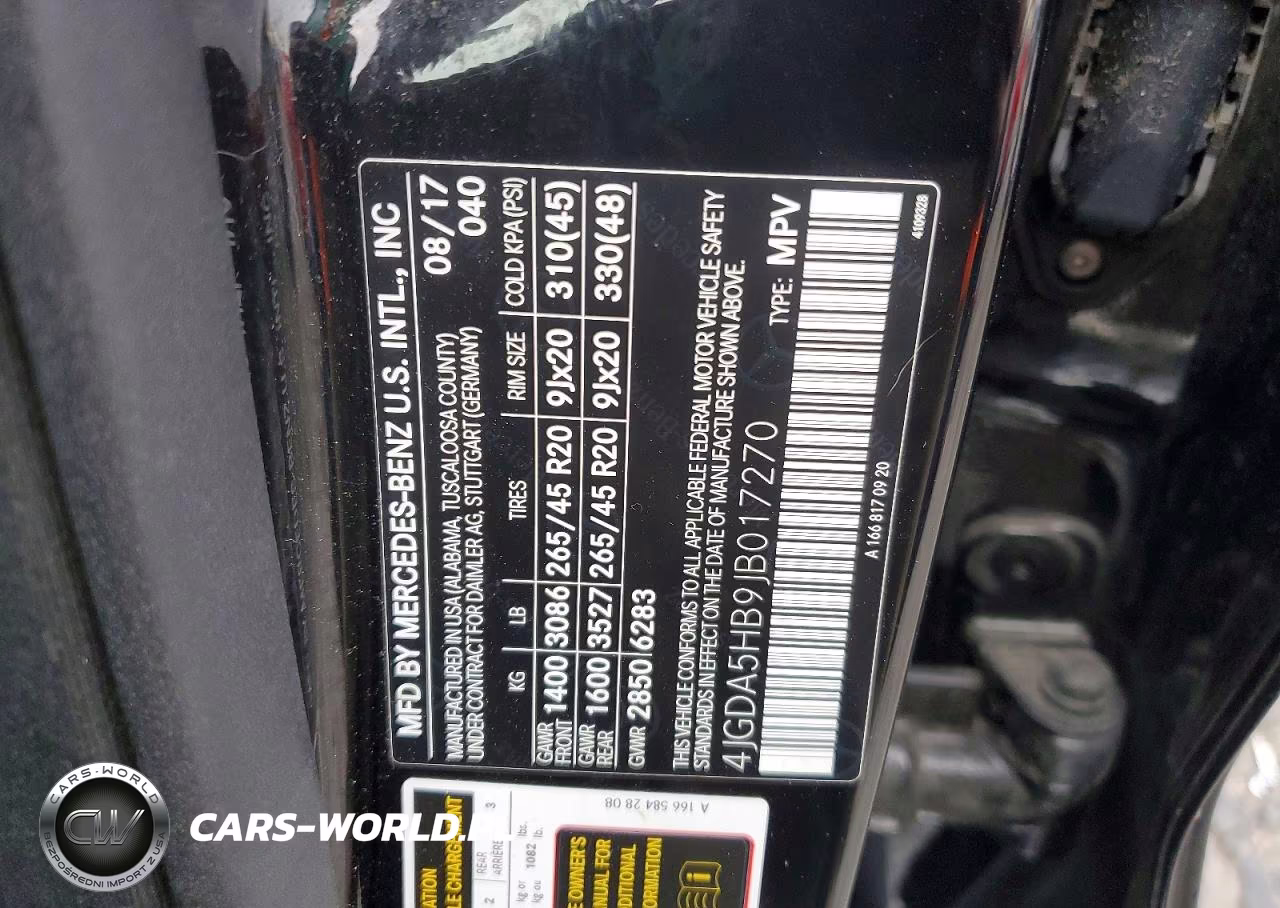 2018 Mercedes-Benz Gle 350 4Matic VIN:4JGDA5HB9JB017270 - 13