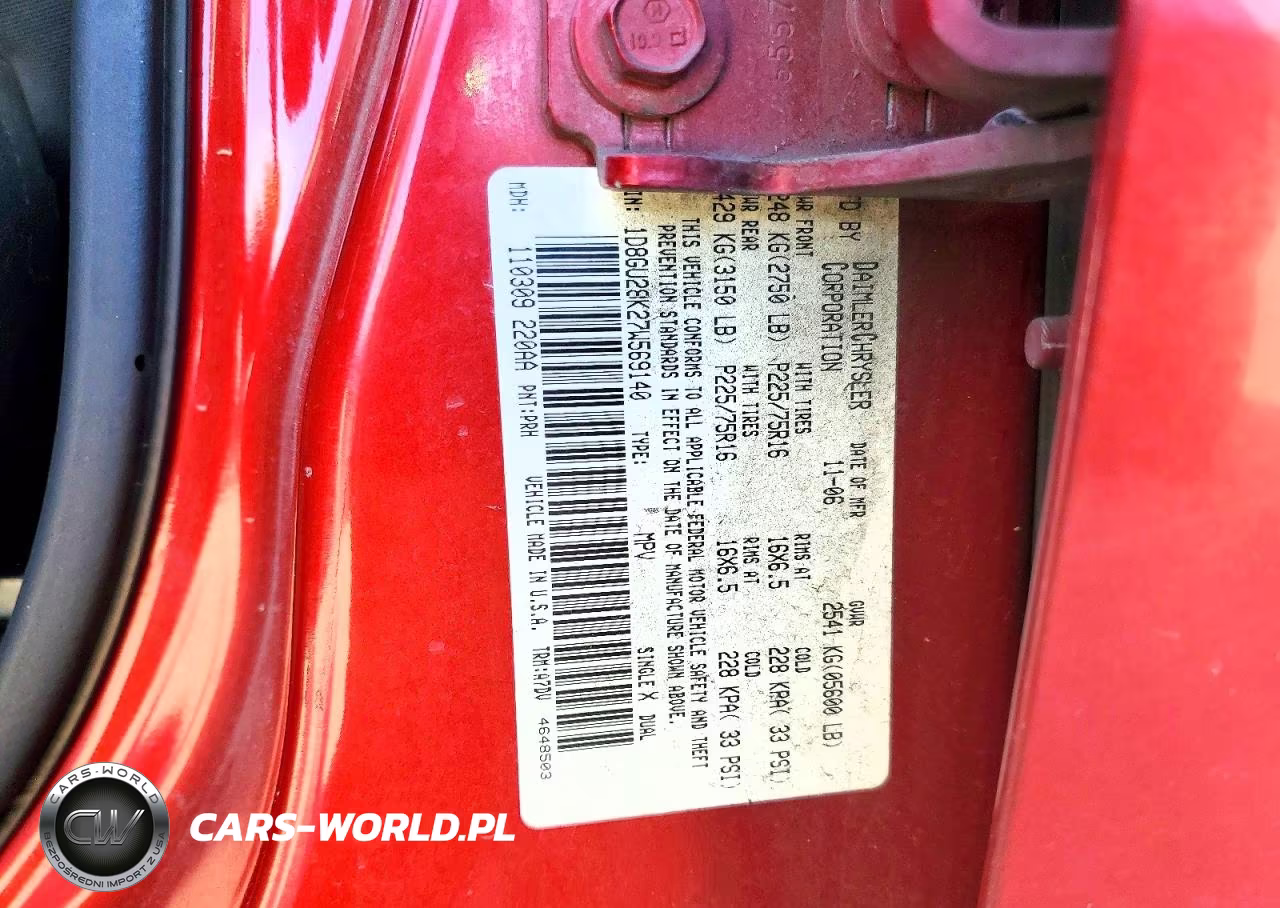 2007 Dodge Nitro Sxt VIN:1D8GU28K27W569140 - 13