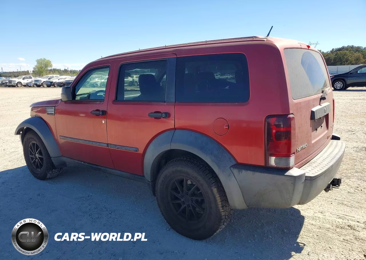 2007 Dodge Nitro Sxt VIN:1D8GU28K27W569140 - 2