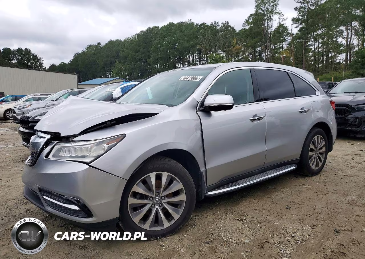 2014 Acura Mdx Technology VIN:5FRYD4H47EB006441 - 1