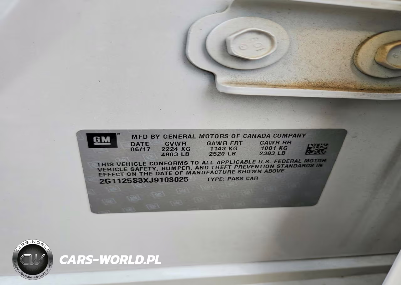 2018 Chevrolet Impala Premier VIN:2G1125S3XJ9103025 - 12