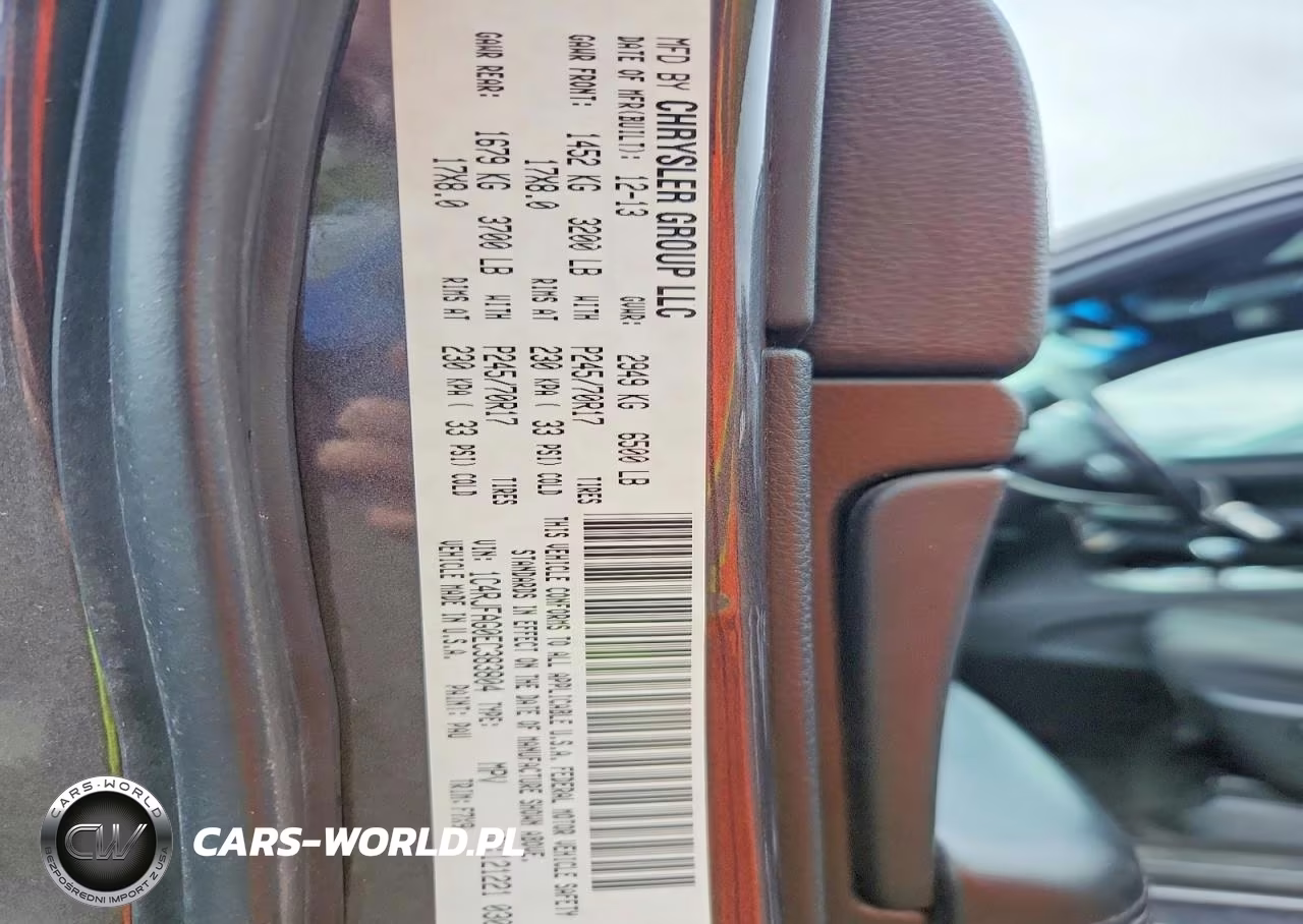 2014 Jeep Grand Cherokee Laredo VIN:1C4RJFAG0EC383804 - 13