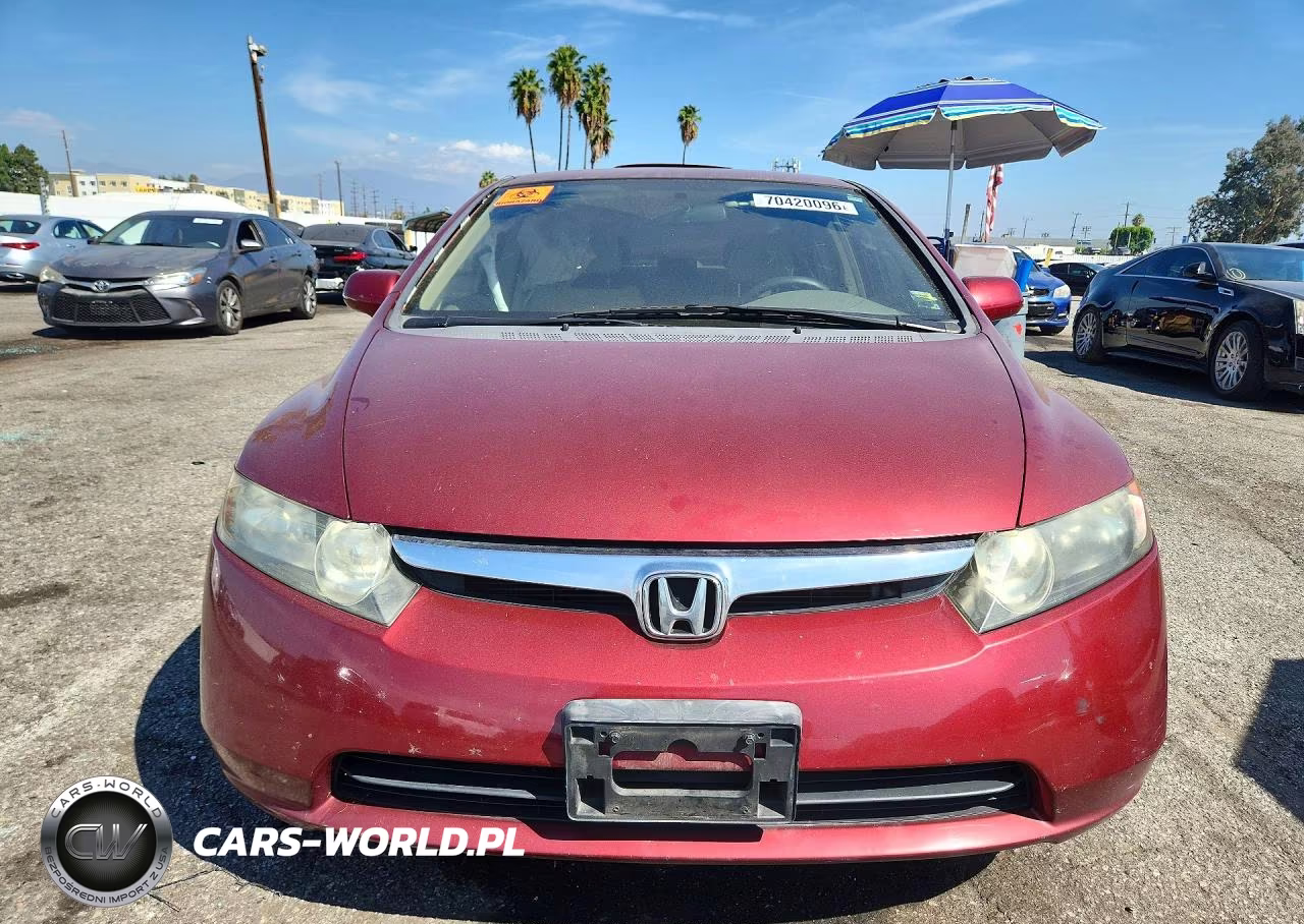 2008 Honda Civic Lx VIN:2HGFA16568H529154 - 5