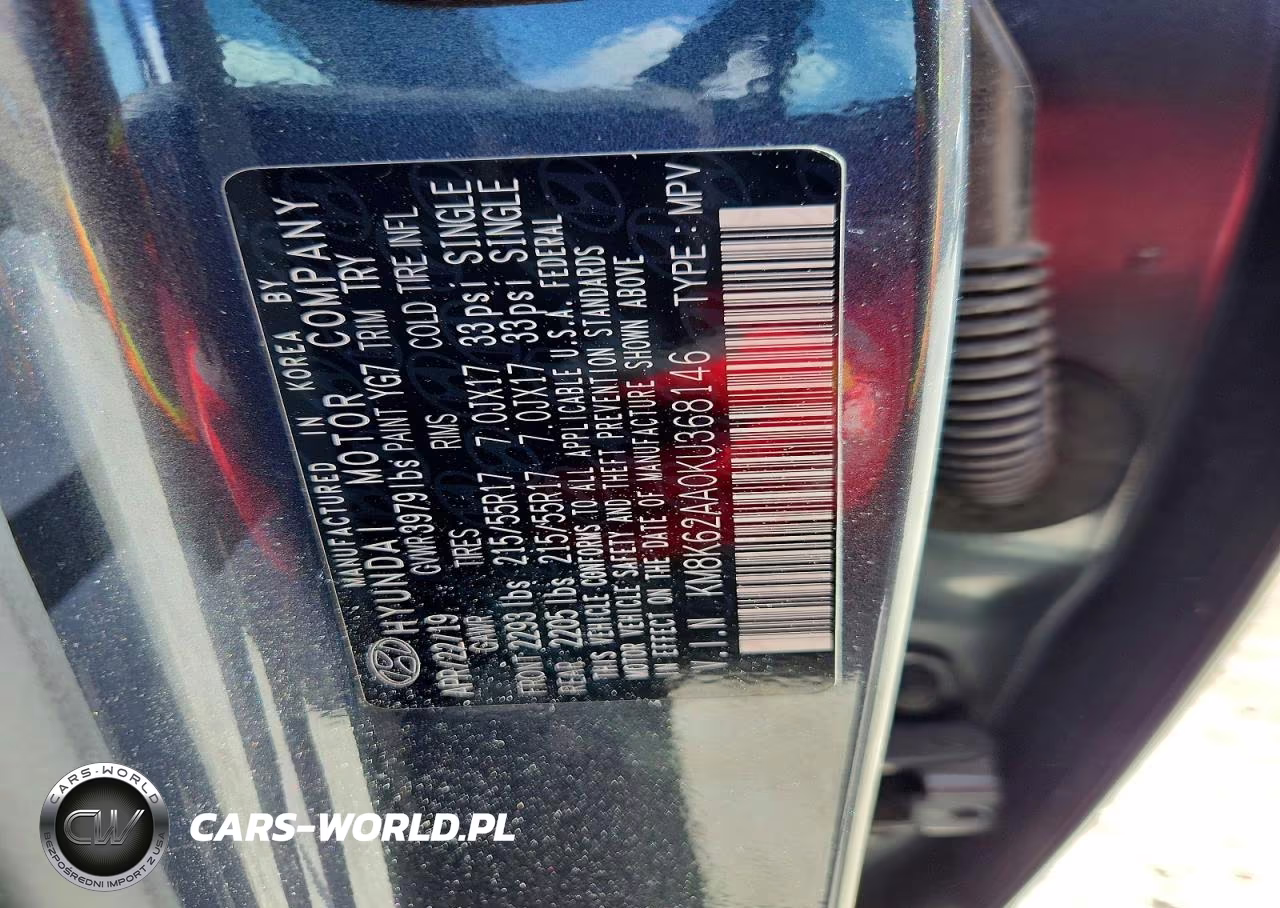 2019 Hyundai Kona Sel VIN:KM8K62AA0KU368146 - 13