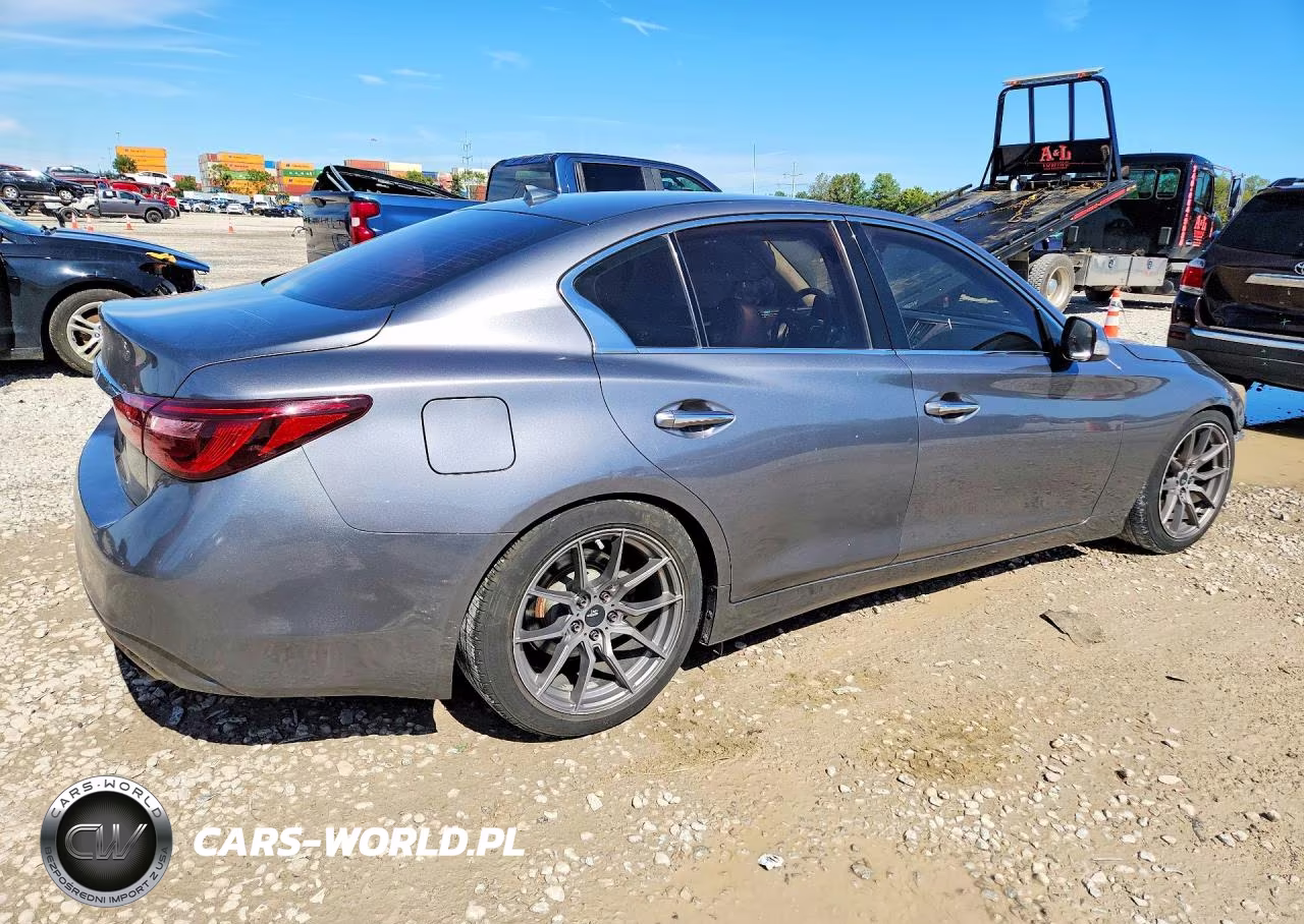 2018 Infiniti Q50 3.0T Luxe VIN:JN1EV7APXJM590314 - 3