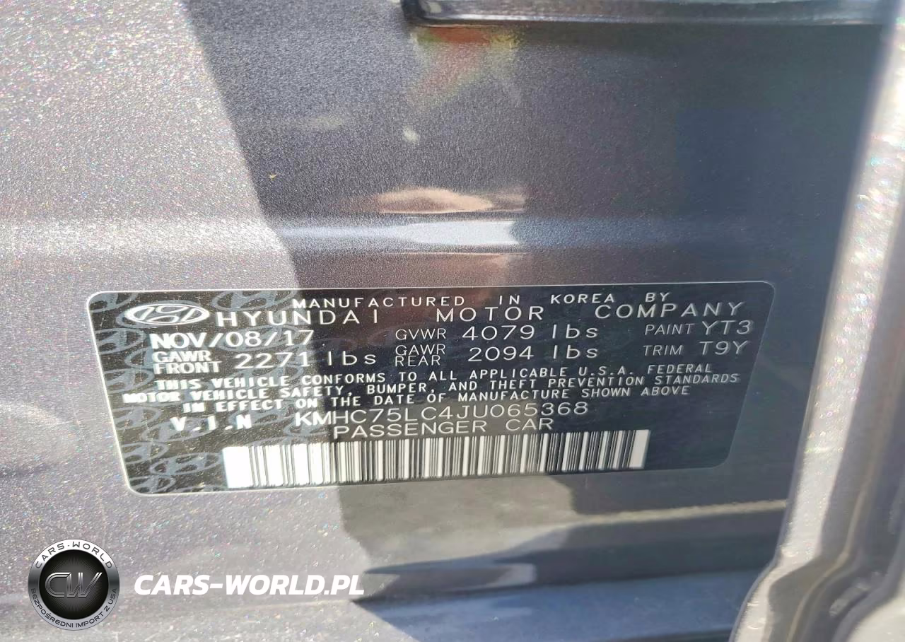 2018 Hyundai Ioniq Sel VIN:KMHC75LC4JU065368 - 12