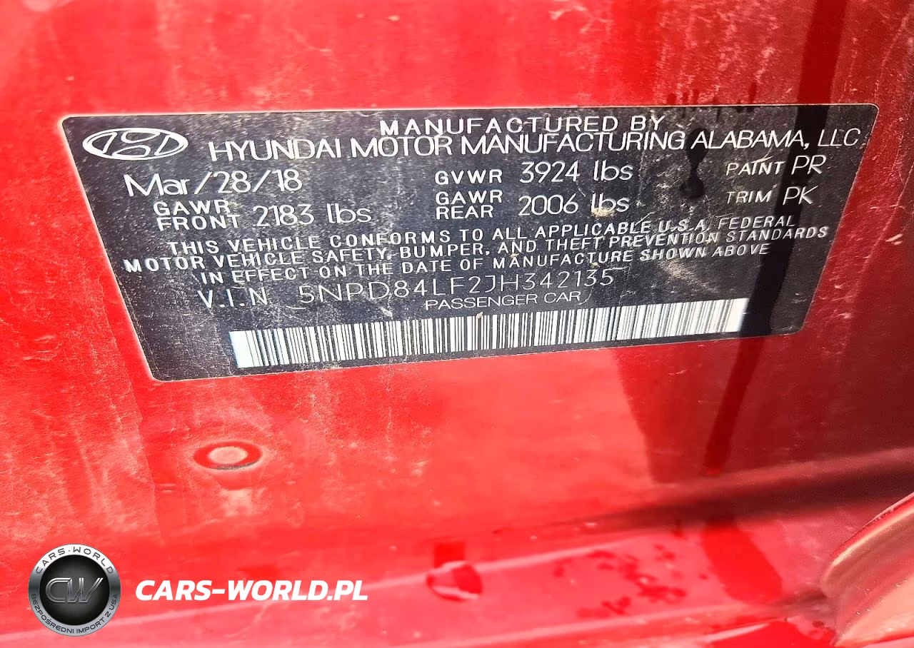 2018 Hyundai Elantra Sel VIN:5NPD84LF2JH342135 - 12