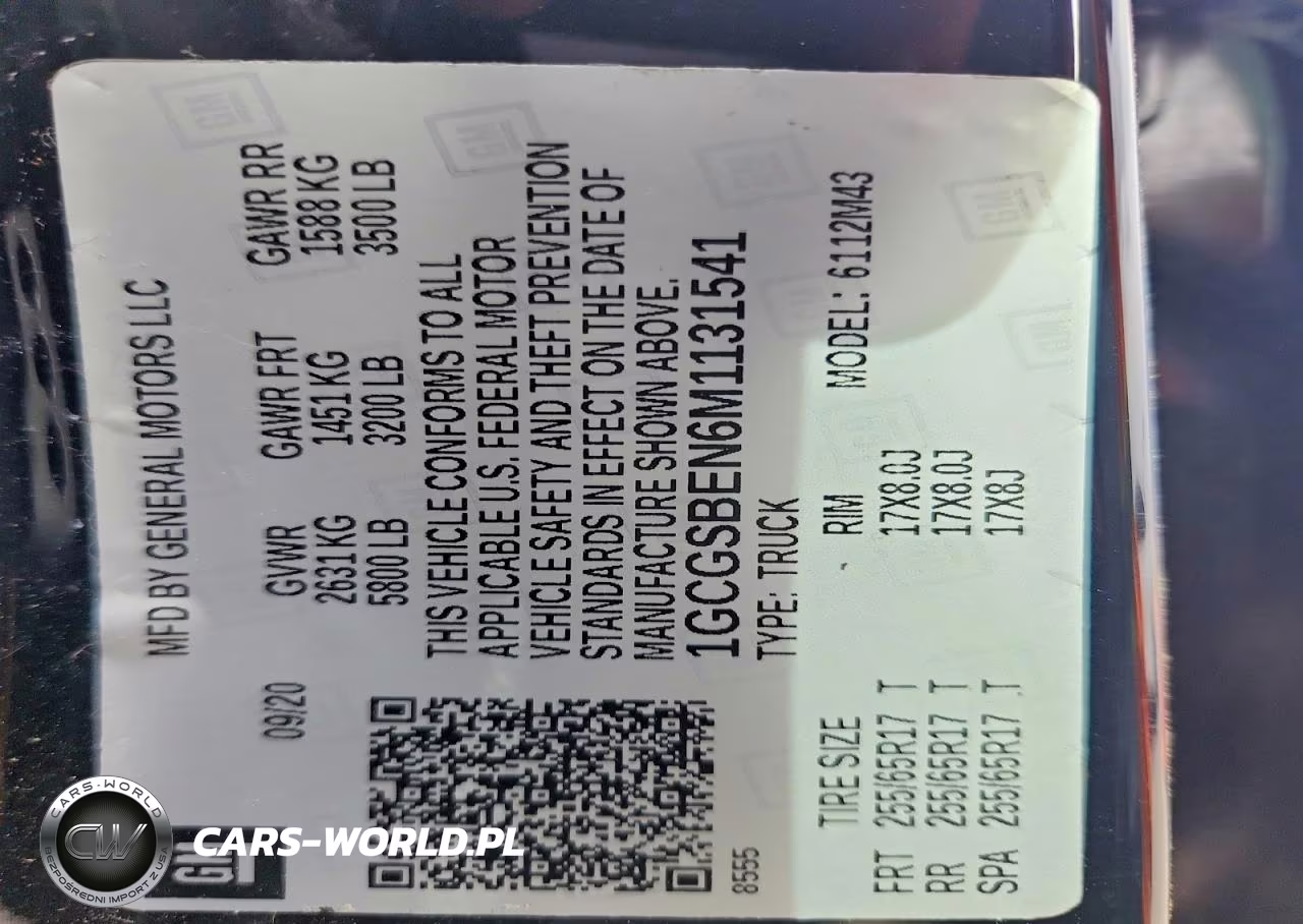 2021 Chevrolet Colorado VIN:1GCGSBEN6M1131541 - 12