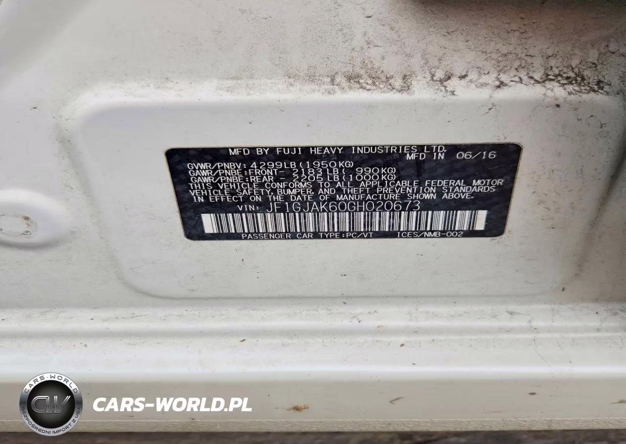 2016 Subaru Impreza Limited VIN:JF1GJAK60GH020673 - 12