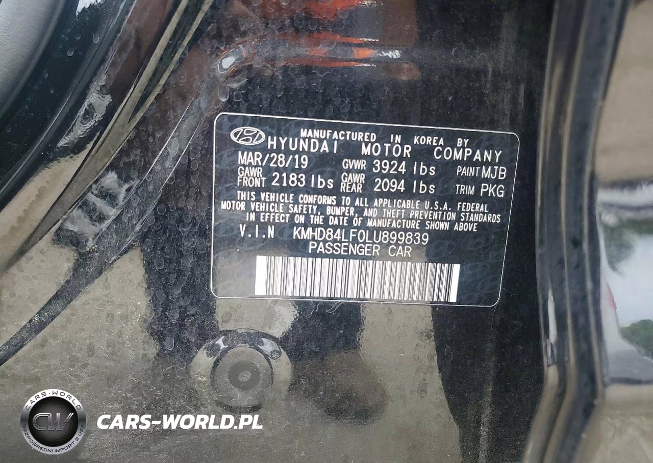 2020 Hyundai Elantra Value Edition VIN:KMHD84LF0LU899839 - 12