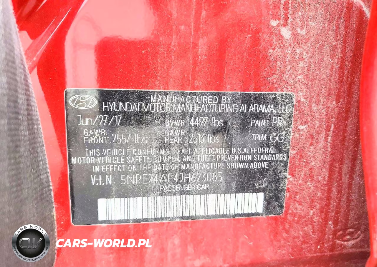 2018 Hyundai Sonata Se VIN:5NPE24AF4JH623085 - 12