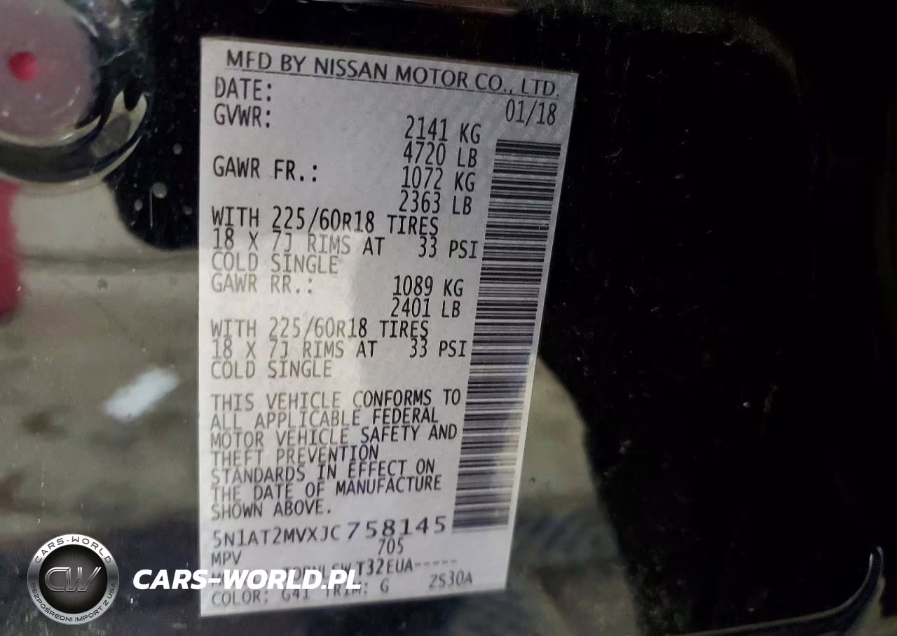 2018 Nissan Rogue Sl VIN:5N1AT2MVXJC758145 - 13