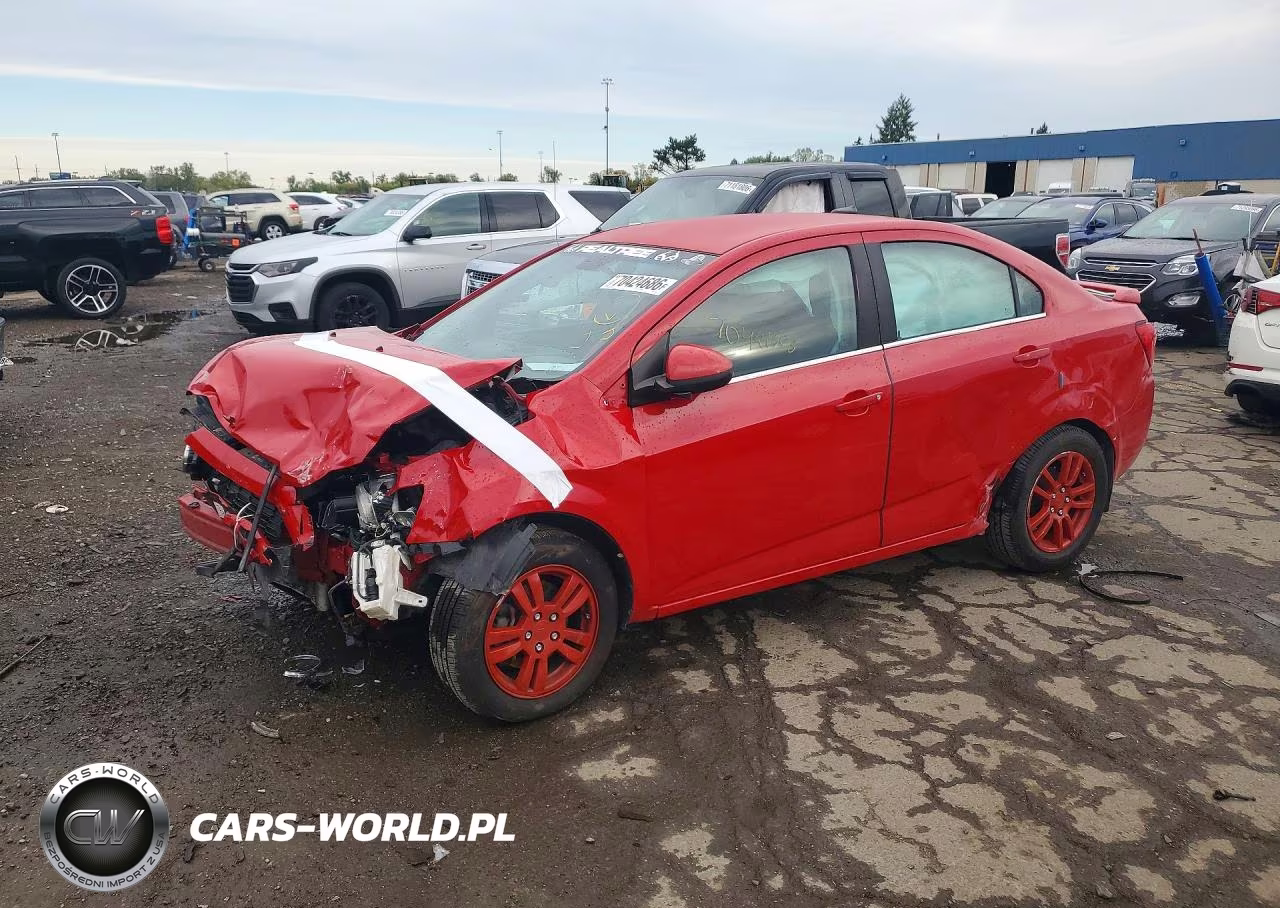 2013 Chevrolet Sonic Lt VIN:1G1JC5SH3D4162725 - 1
