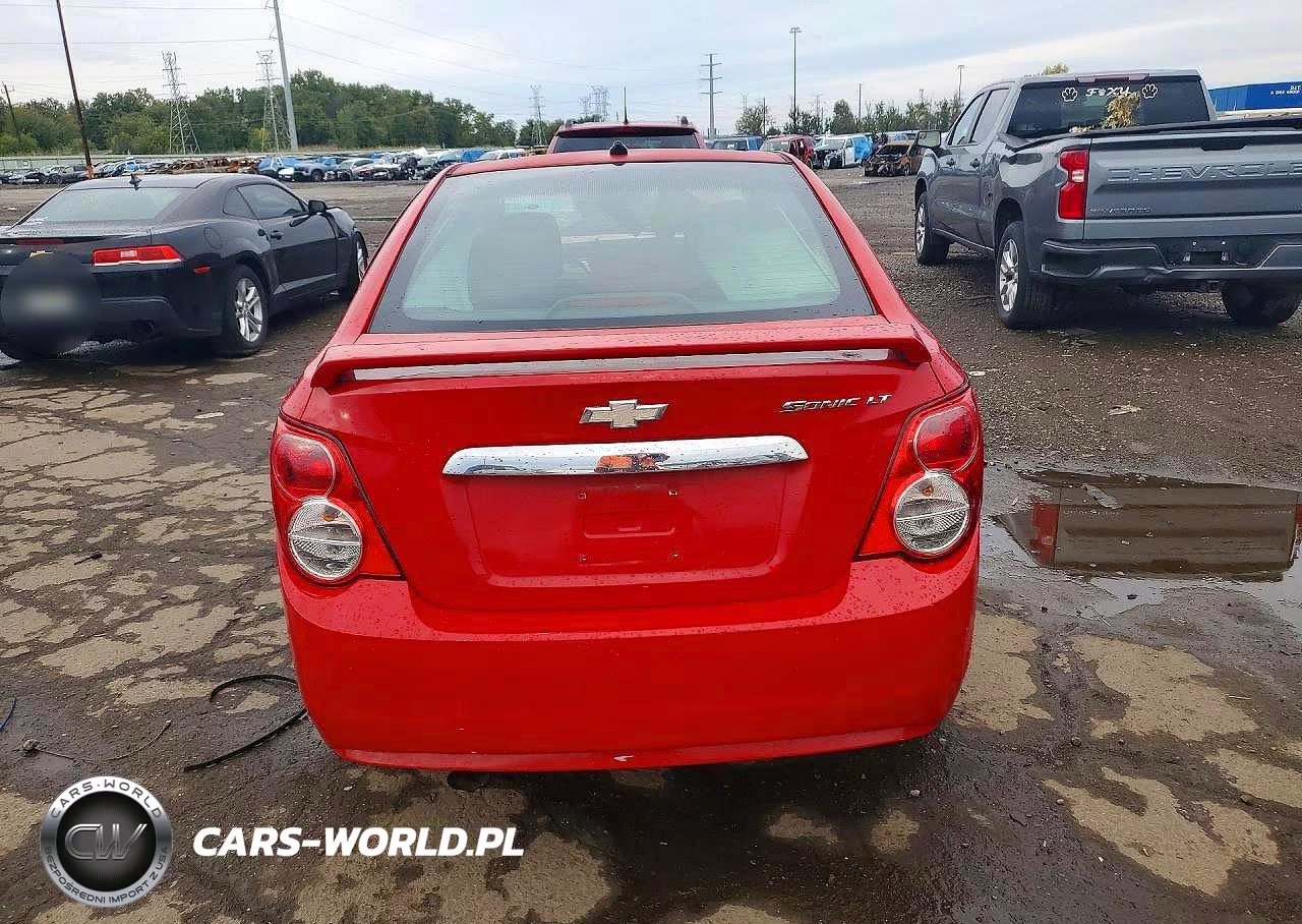 2013 Chevrolet Sonic Lt VIN:1G1JC5SH3D4162725 - 6