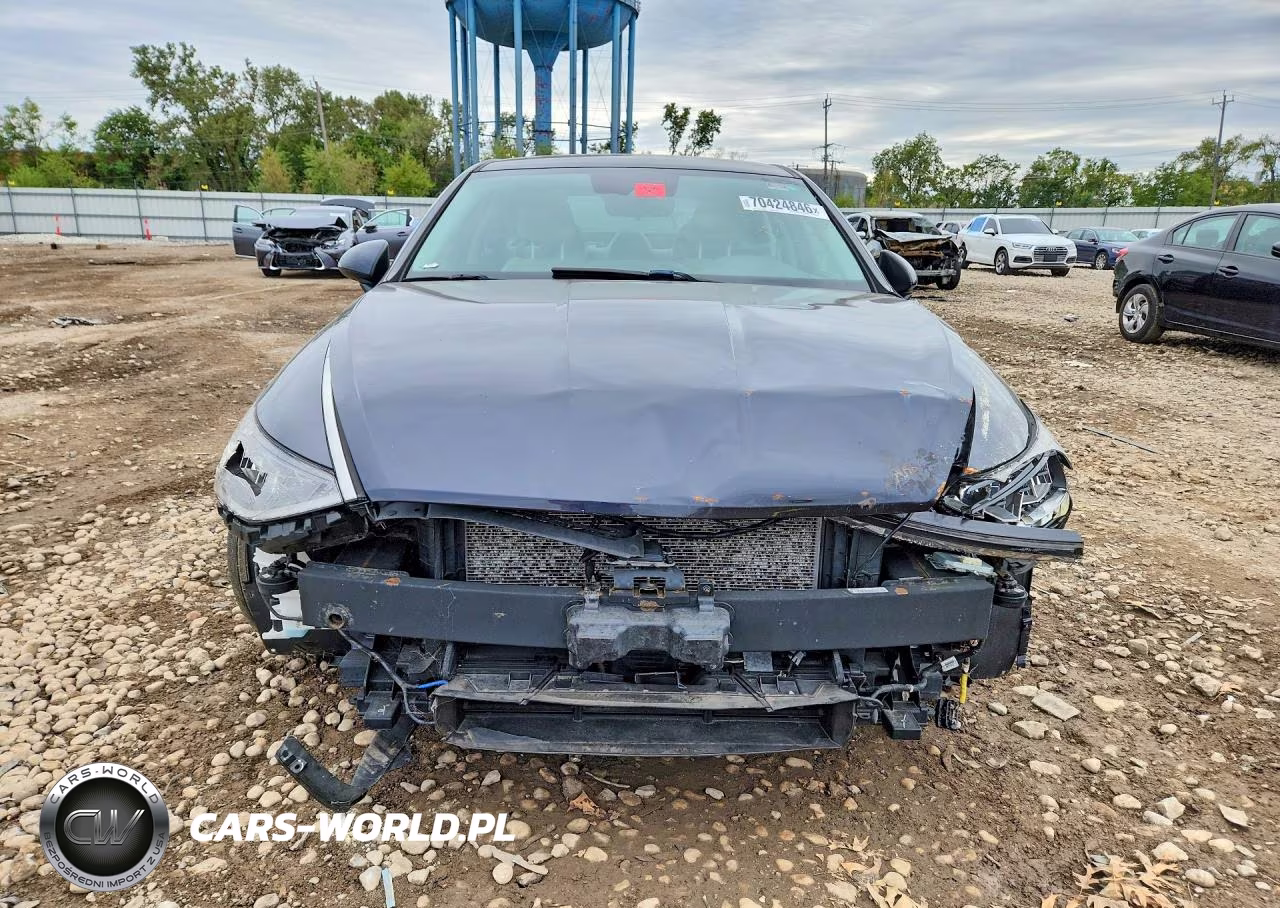 2020 Hyundai Sonata Hybrid Blue VIN:KMHL24JJ6LA012735 - 5