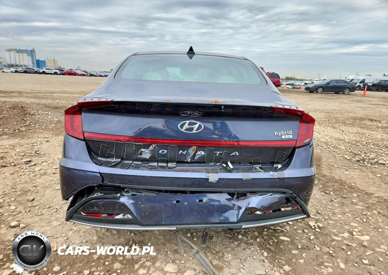 2020 Hyundai Sonata Hybrid Blue VIN:KMHL24JJ6LA012735 - 6