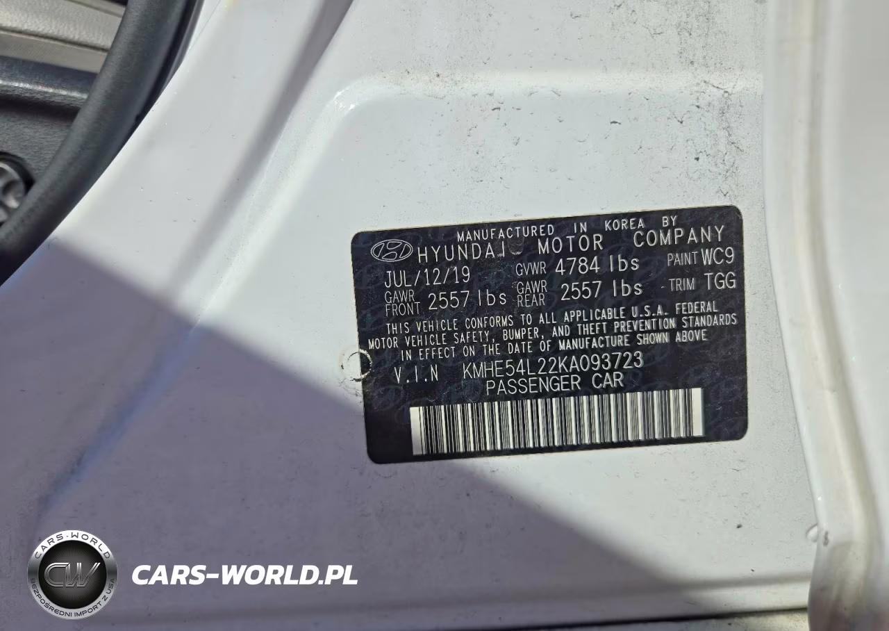 2019 Hyundai Sonata Plug-In Hybrid Limited VIN:KMHE54L22KA093723 - 13