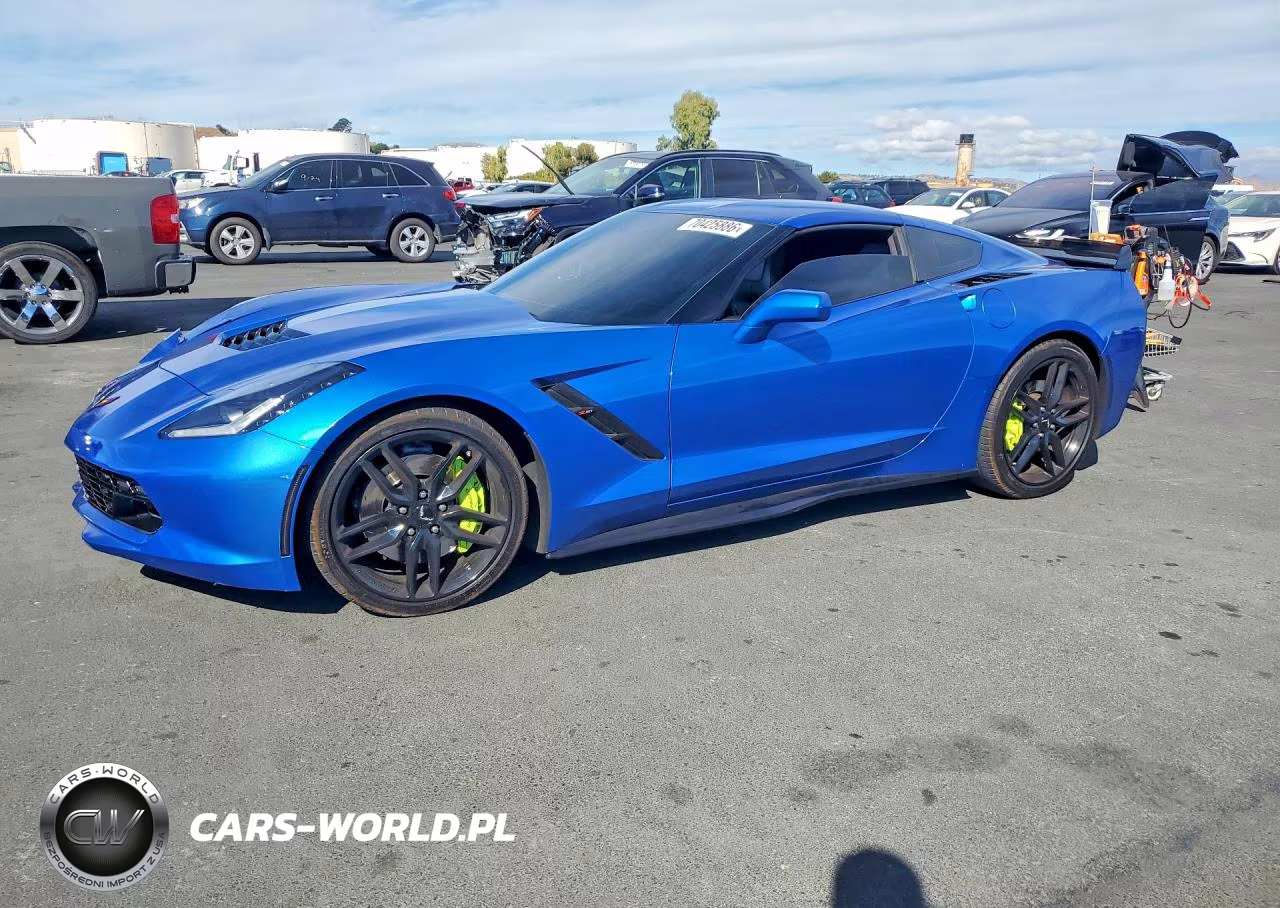 2015 Chevrolet Corvette Stingray Z51 2Lt VIN:1G1YK2D78F5100691 - 1