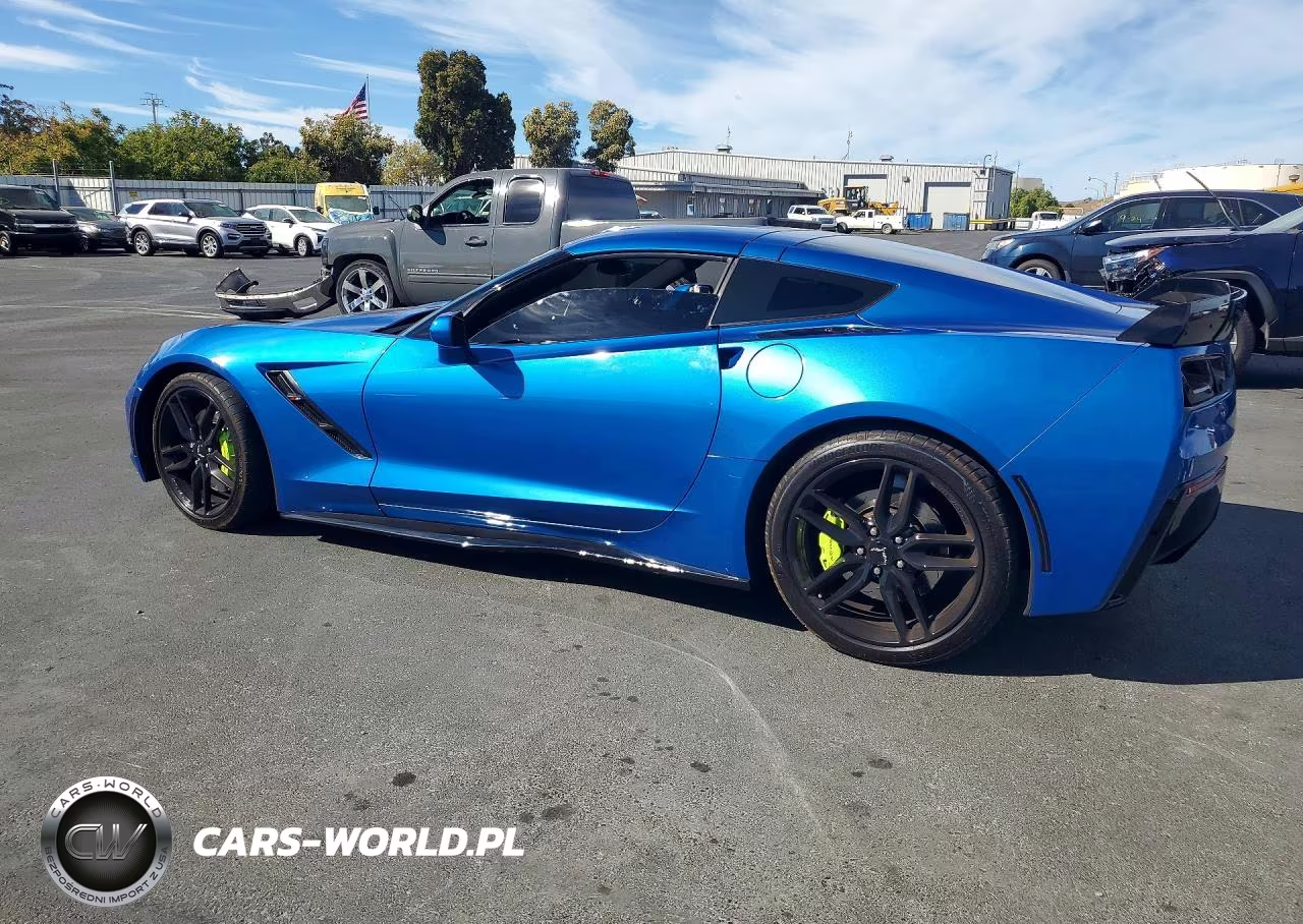 2015 Chevrolet Corvette Stingray Z51 2Lt VIN:1G1YK2D78F5100691 - 2