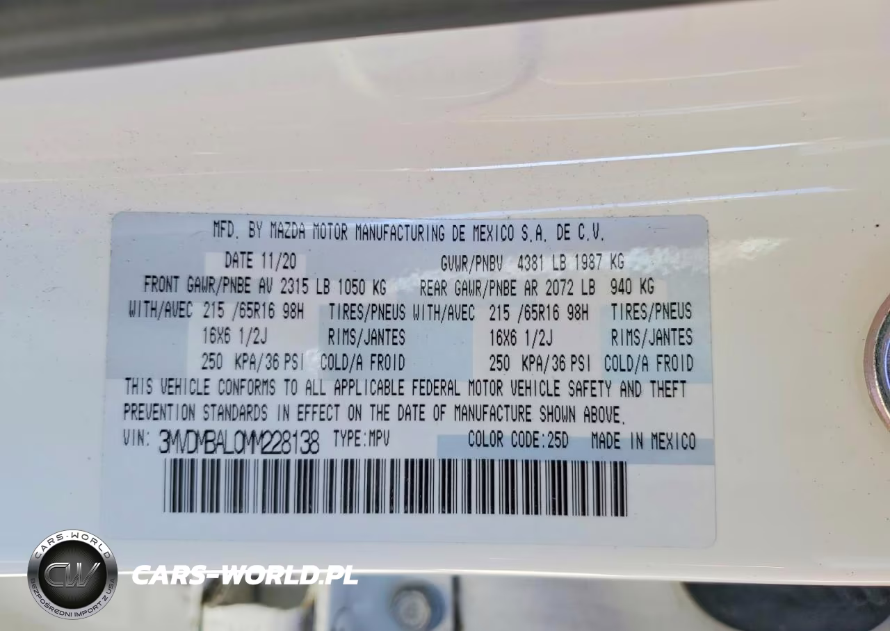 2021 Mazda Cx-30 VIN:3MVDMBAL0MM228138 - 13