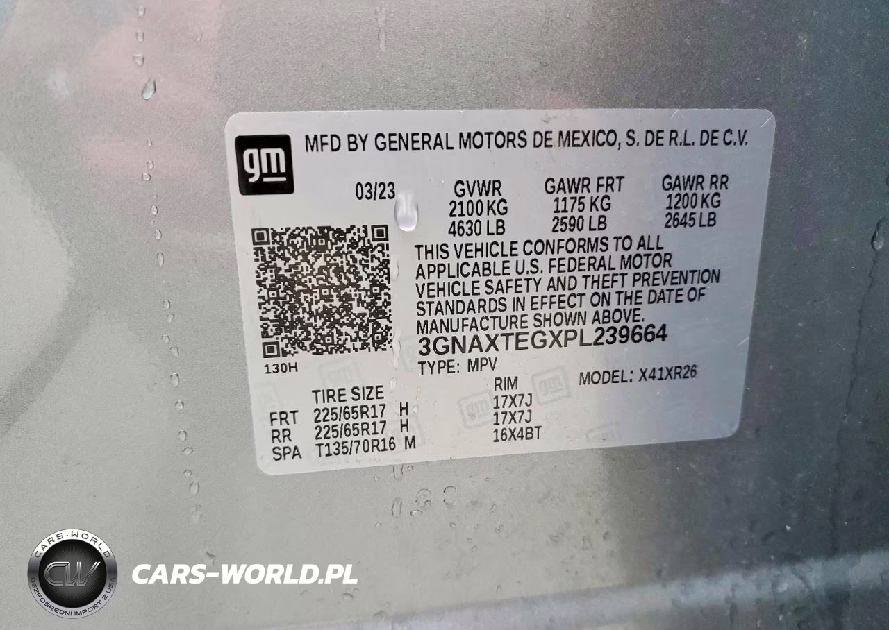 2023 Chevrolet Equinox Lt VIN:3GNAXTEGXPL239664 - 13
