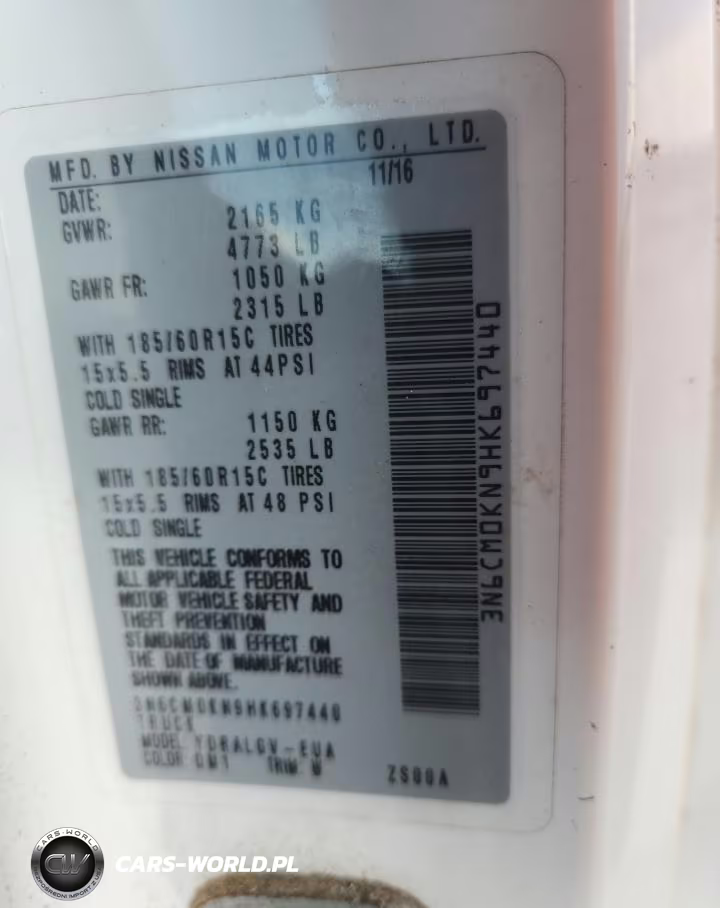 2017 Nissan Nv200 Sv VIN:3N6CM0KN9HK697440 - 13