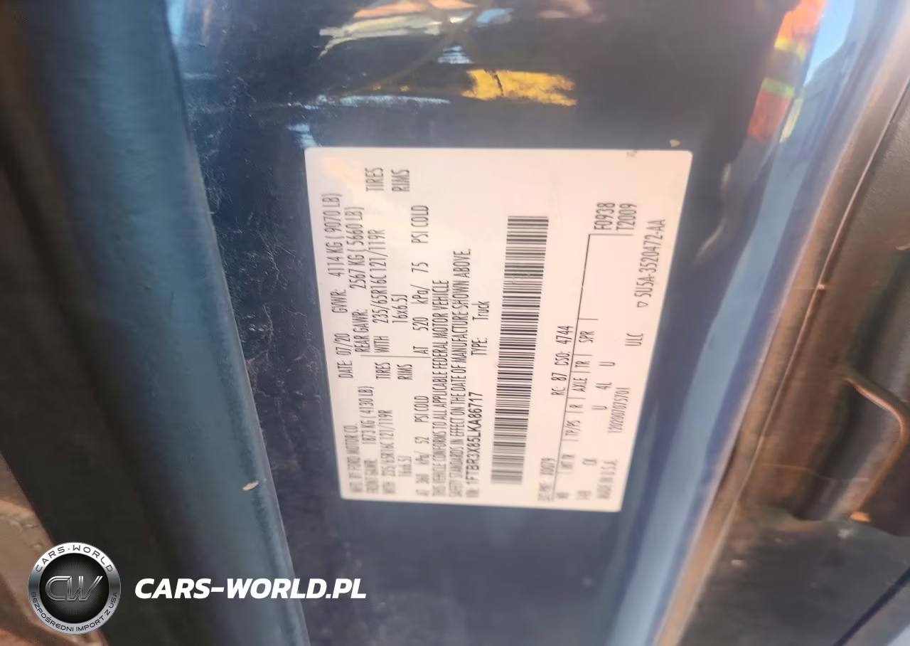 2020 Ford Transit 250 Delivery Van VIN:1FTBR3X85LKA86717 - 12