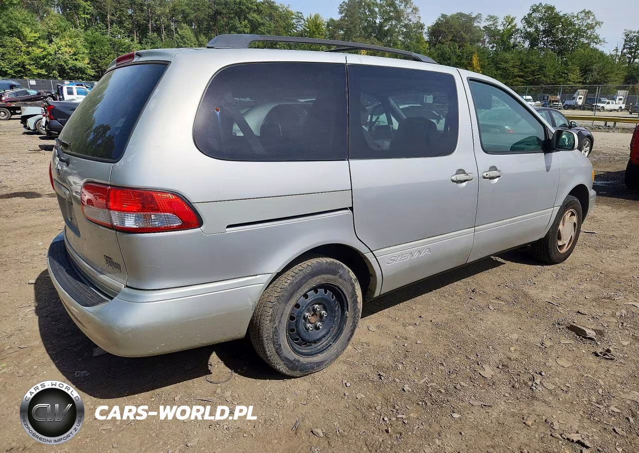 2002 Toyota Sienna Le VIN:4T3ZF13C32U500749 - 3