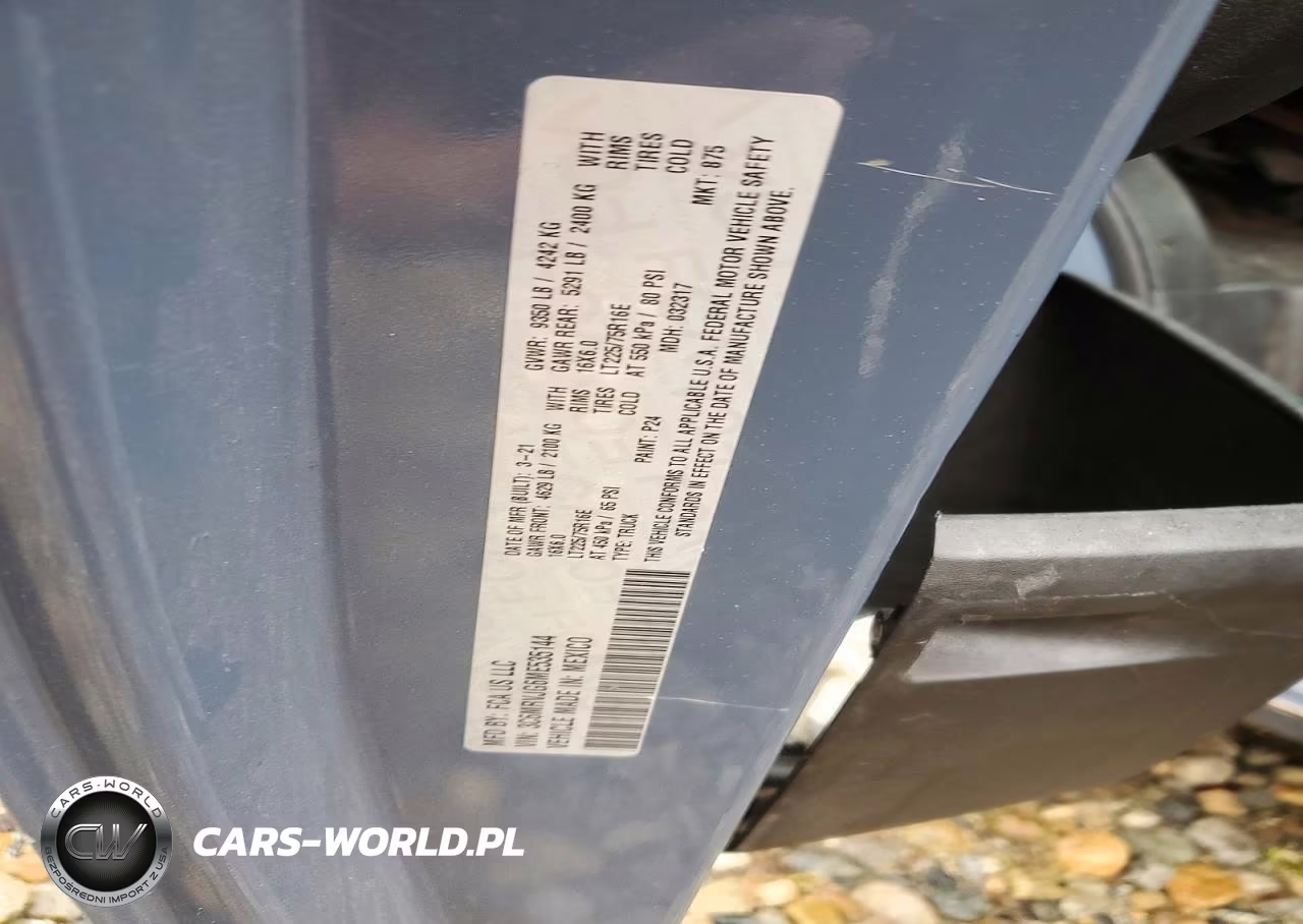 2021 Ram Promaster 3500 Delivery Van VIN:3C6MRVJG6ME535144 - 13