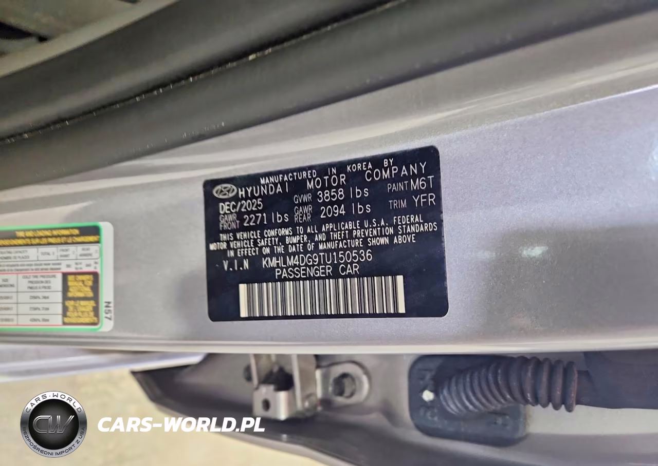 2026 Hyundai Elantra Sel Sport VIN:KMHLM4DG9TU150536 - 13
