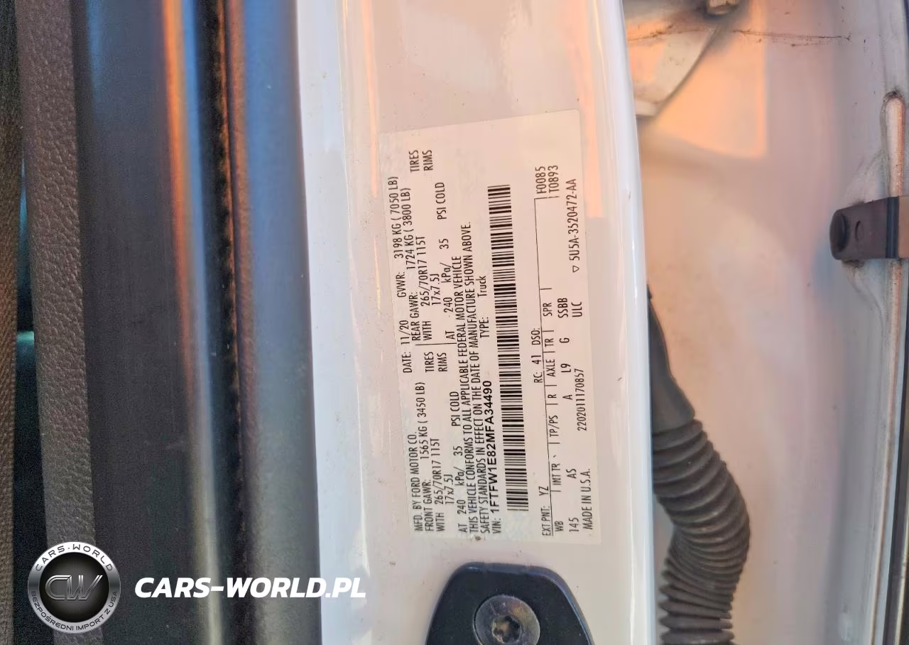 2021 Ford F150 Supercrew VIN:1FTFW1E82MFA34490 - 12