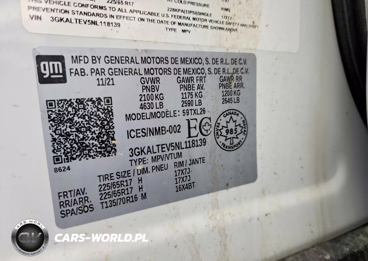 2022 GMC Terrain Sle VIN:3GKALTEV5NL118139 - 13