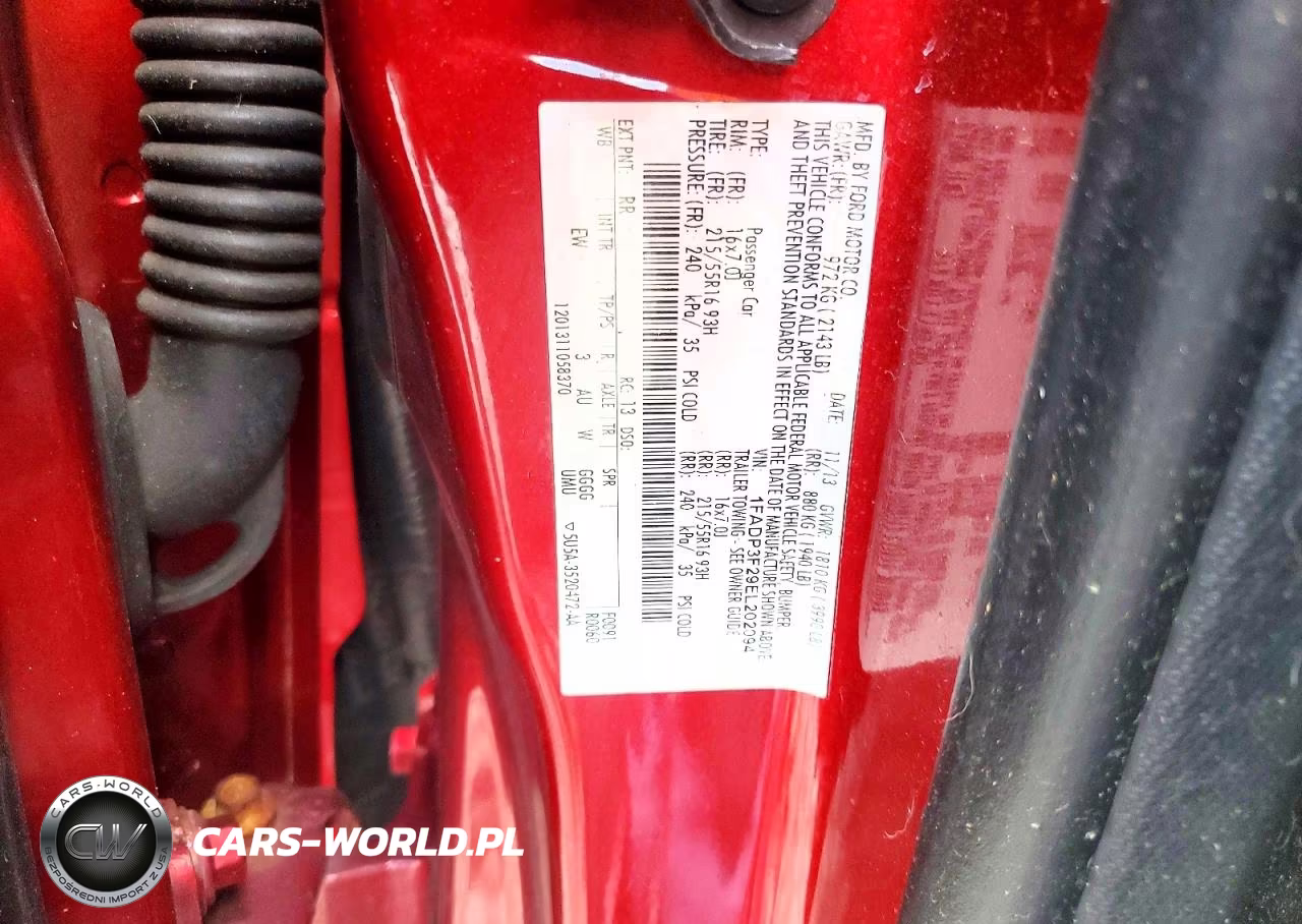 2014 Ford Focus Se VIN:1FADP3F29EL202094 - 12