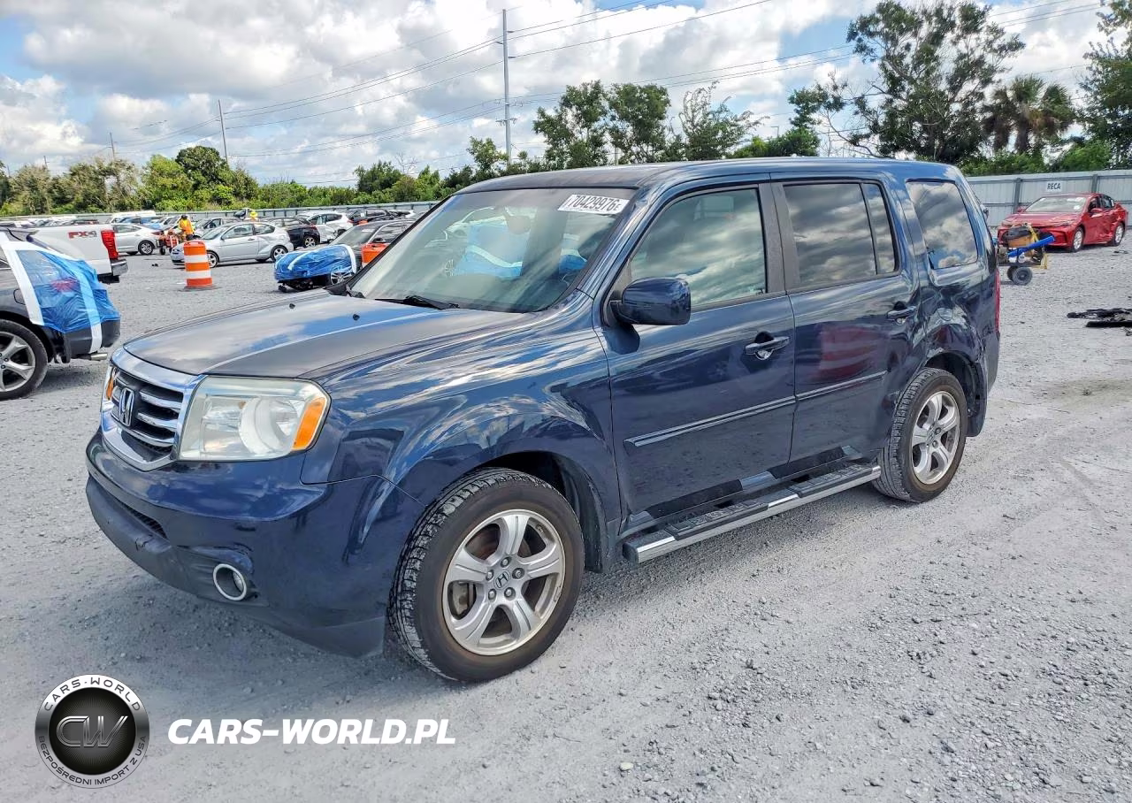2012 Honda Pilot Exl VIN:5FNYF3H58CB033496 - 1