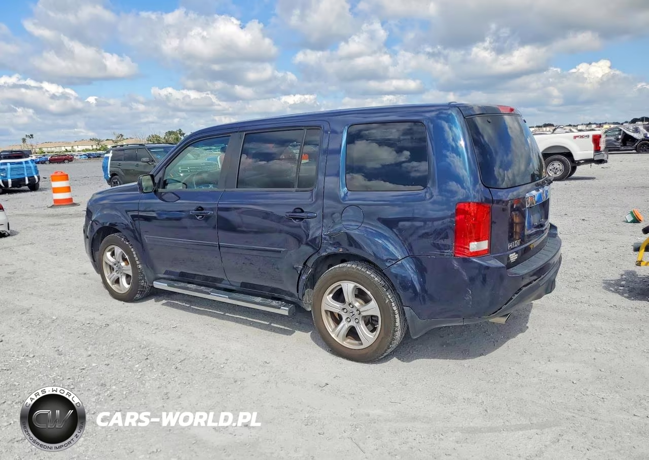 2012 Honda Pilot Exl VIN:5FNYF3H58CB033496 - 2
