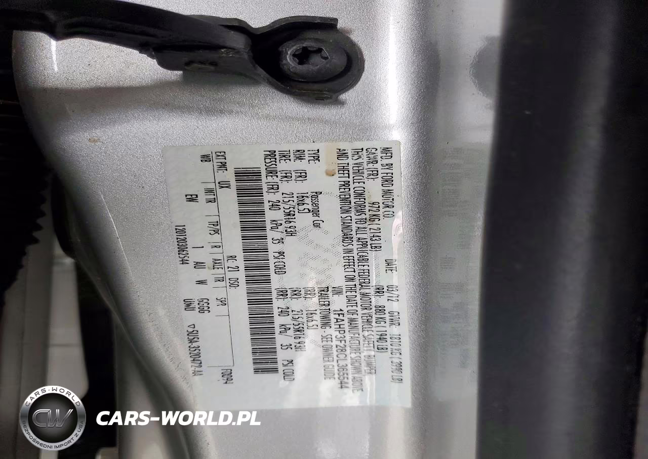 2012 Ford Focus Se VIN:1FAHP3F28CL365544 - 12