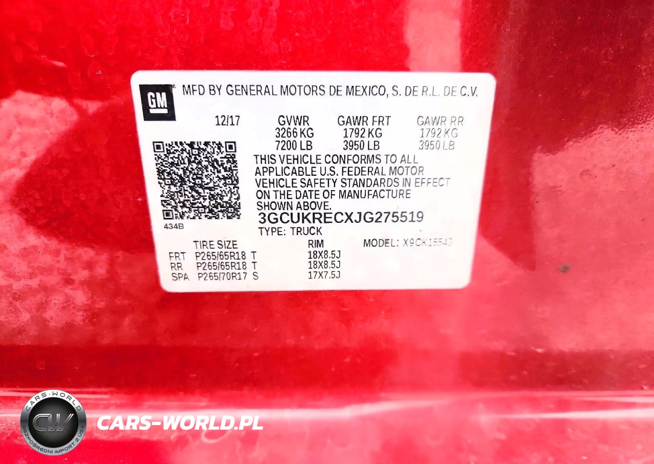2018 Chevrolet Silverado K1500 Lt VIN:3GCUKRECXJG275519 - 12